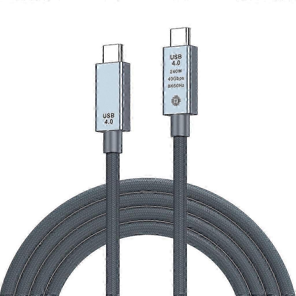 40Gbps High-Speed USB C to USB C Charging Cable - Soft & Durable Line for Fast Data Transfer and Charging