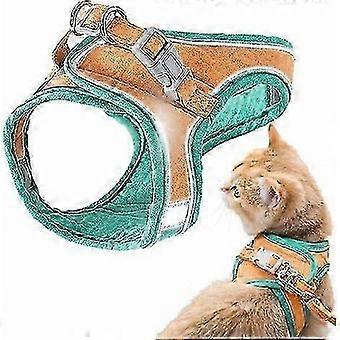 Adjustable Cat Harness and Leash Set for Small Cats - Comfortable & Safe Walking Gear for Your Feline Friend