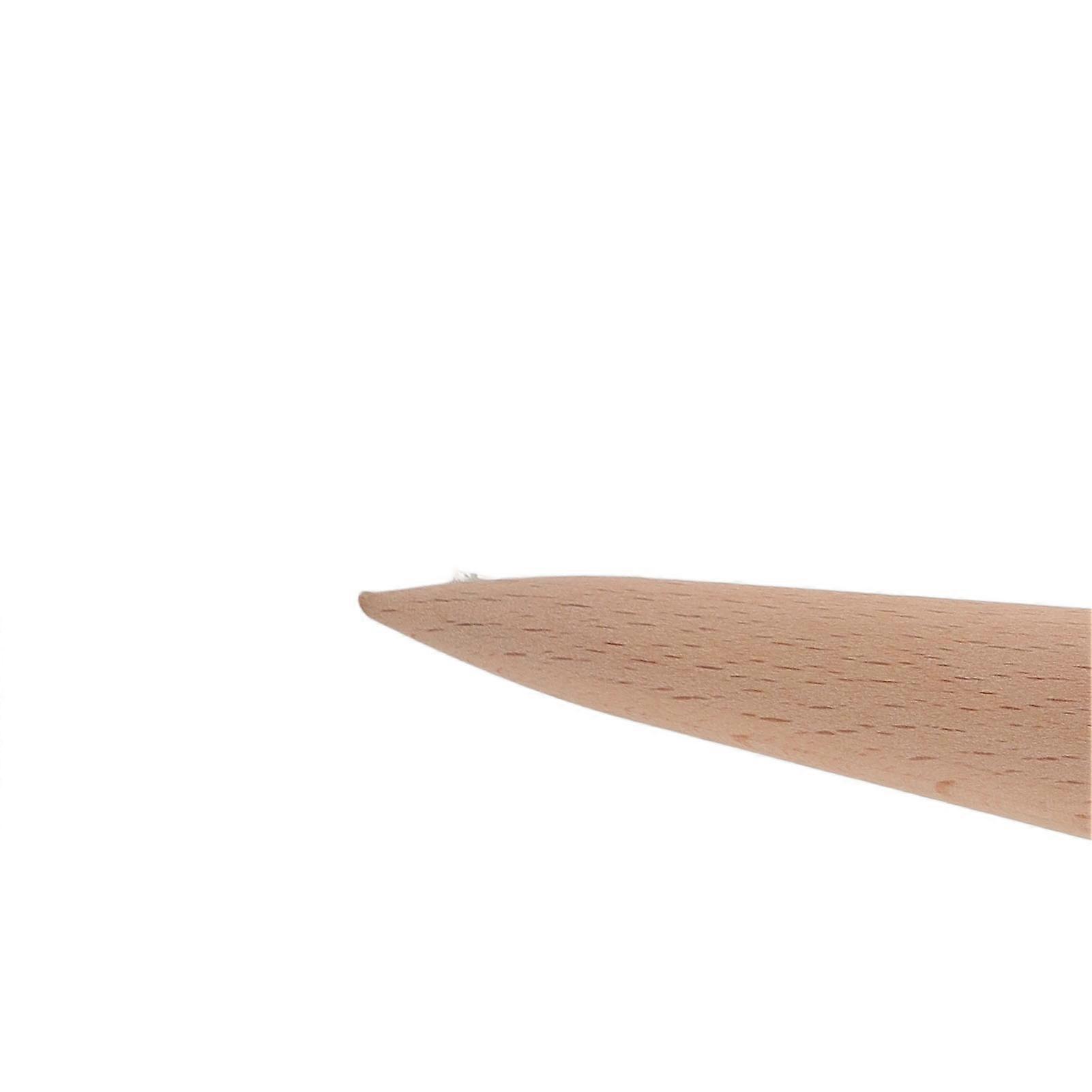 2PCS Wooden Grinding Sticks with Cake Shape Polisher Leather Craft Edges Burnisher Set for Polishing Shaping Sanding