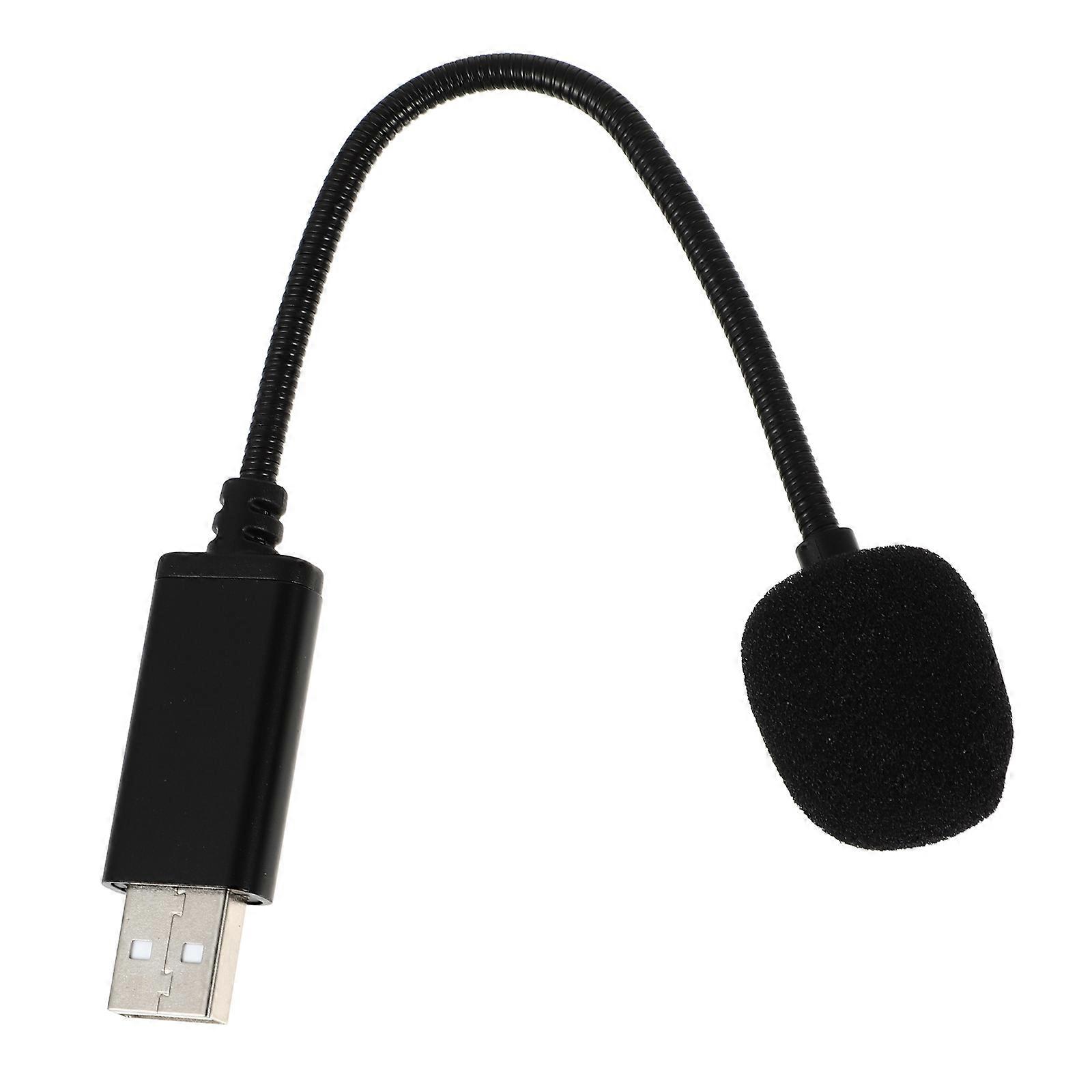 Laptop Mic USB Microphone For Streaming Content Creators Diameter 6.0X2.7mm 1Pack