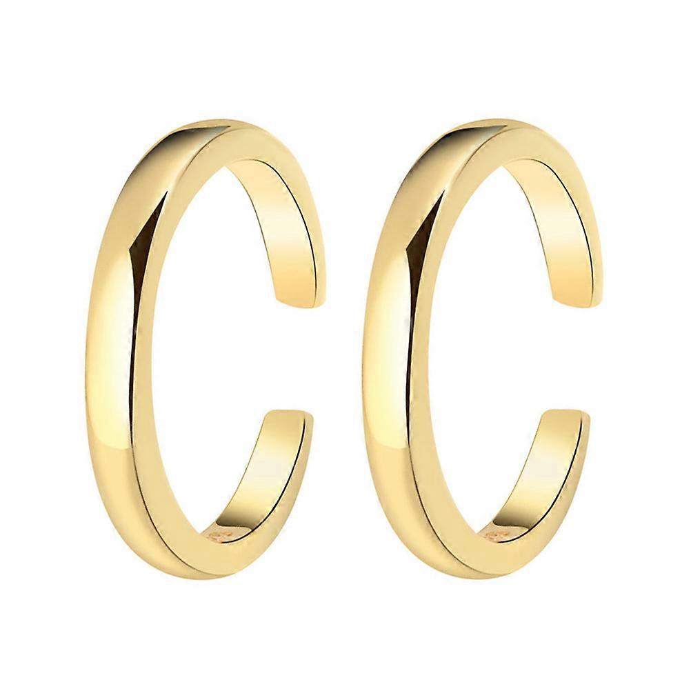Here's a refined and engaging product description for your **2pcs Gold Open Toe Rings**:
✨ **2pcs Gold Open Toe Rings for Women – Chic &