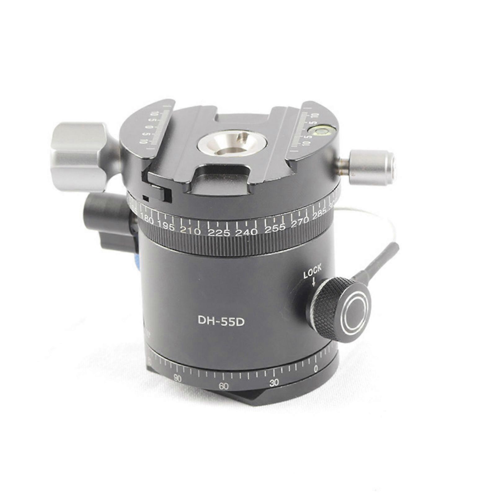 Professional Tripod Head Quick Release Plate,Panoramic Indexing Rotators, 10Click Stops, Unisex, Aluminum Alloy Multicolor