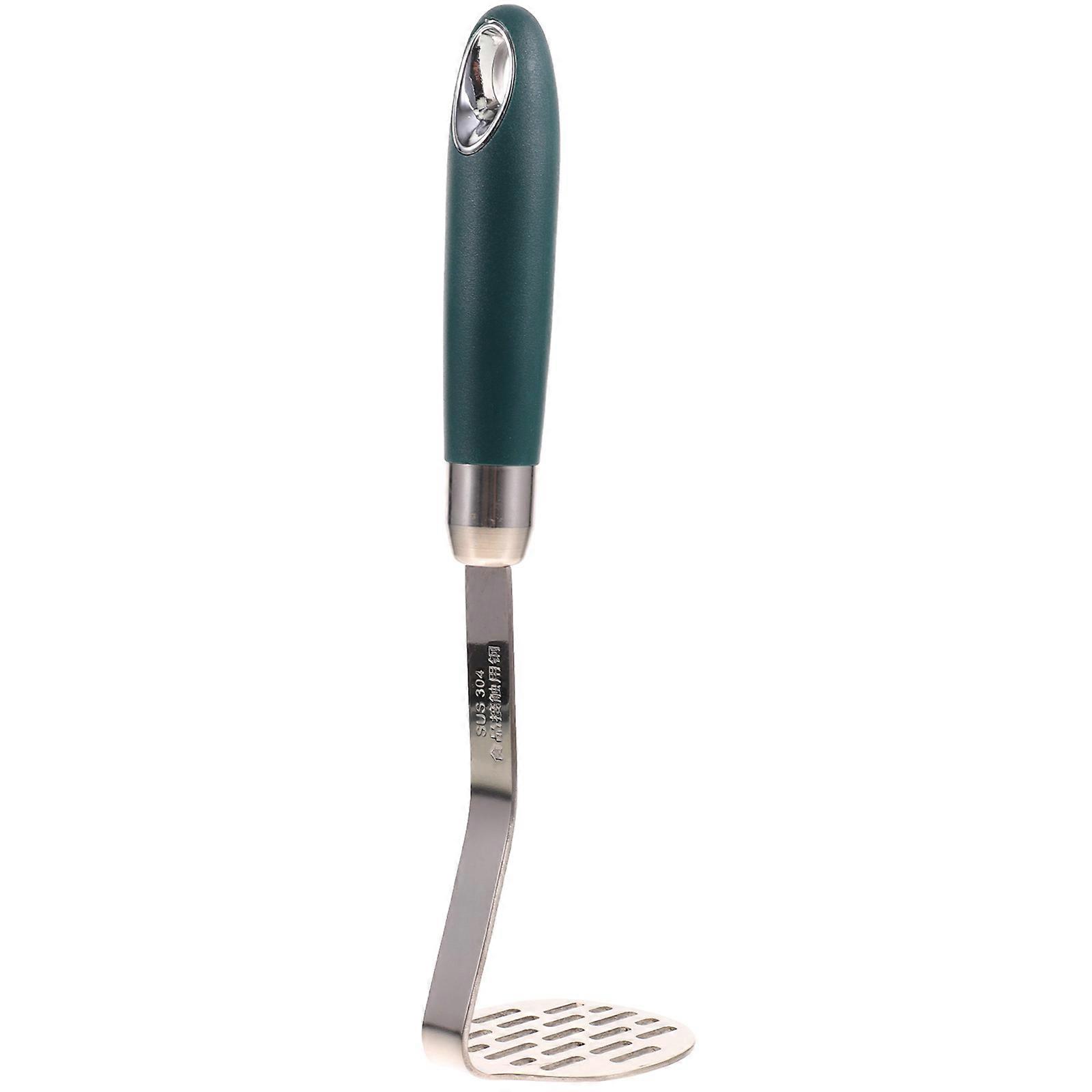 Potato Masher with Comfort Grip and Large Pressing Surface for Kitchen Use Stainless Steel and PP Multi