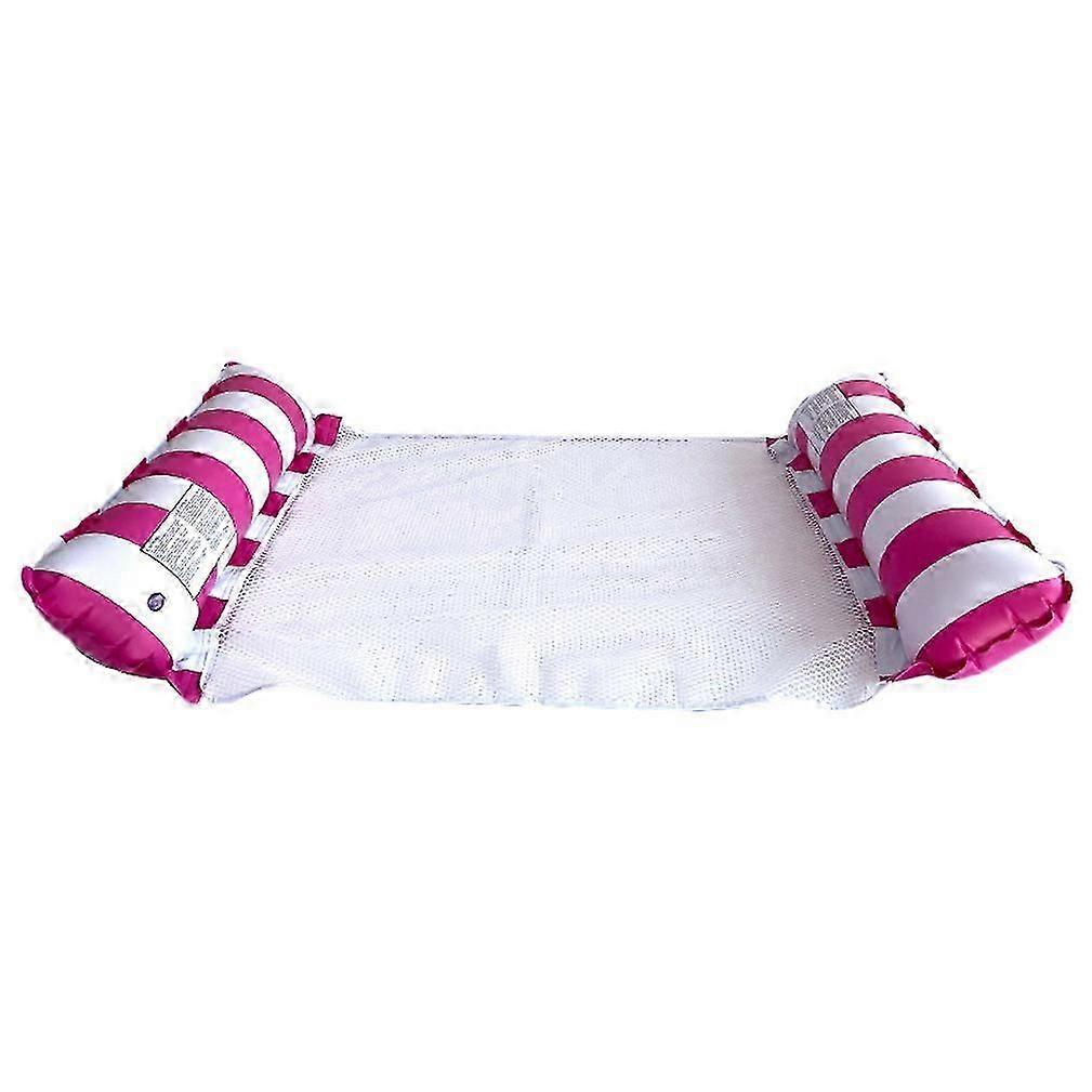 Pink Floating Hammock for Poolside Lounging and Sunbathing