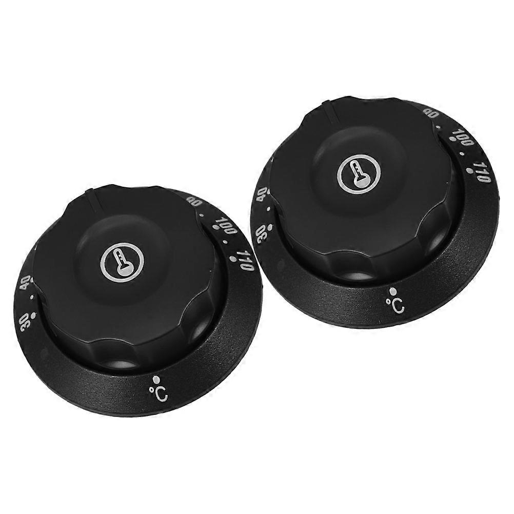 Sleek Universal Compatibility Knob for Home Users Cookers on Gas Stoves Ovens and Grills Easy to Install 2Pcs