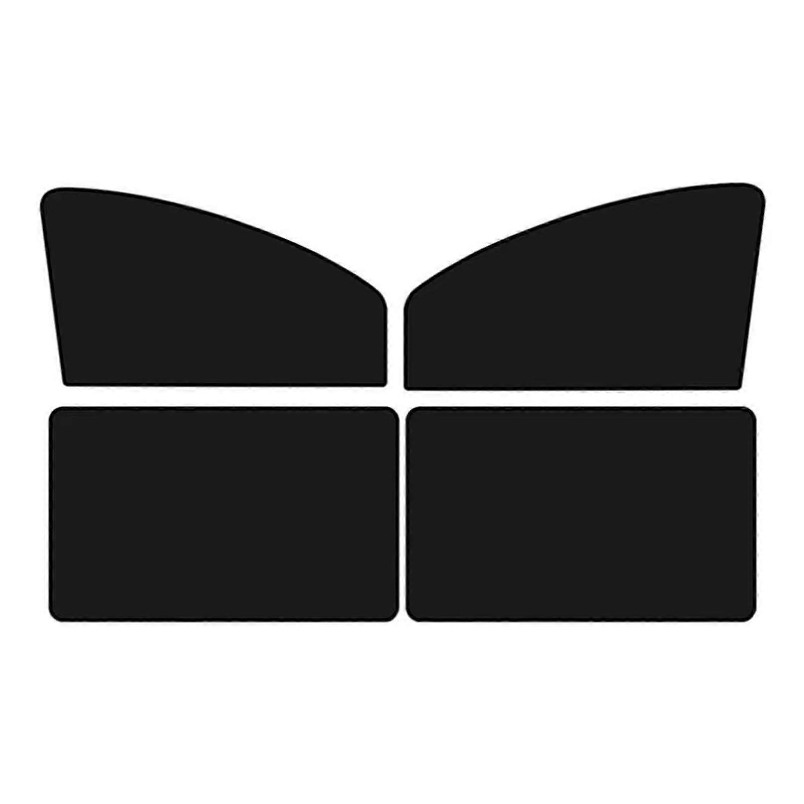 Auto Sunshade UV Protection Curtains for Car Windows, Double-Sided Covering, Accessories for All Vehicle Types, 1 Set