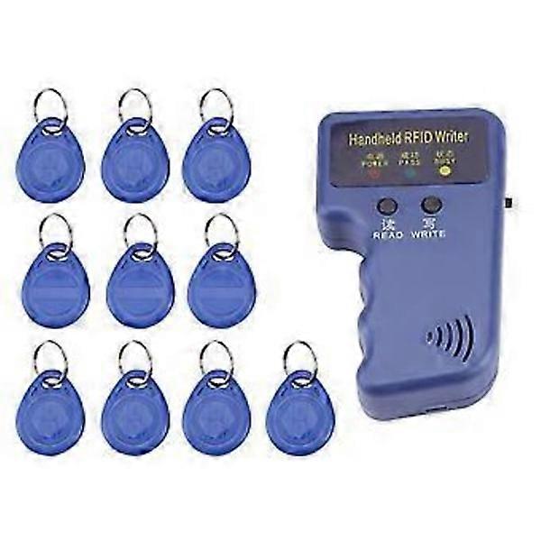 125KHz Handheld RFID Writer/Copier/Reader/Duplikator mit 10 ID-Tags, Zugangskontrolle