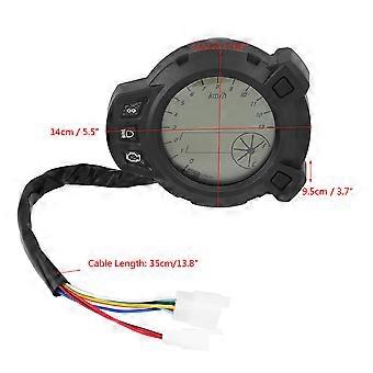 Motorcycle Instruments LCD Speedometer Odometer Tachometer for Yamaha BMS125 7 Color Meter
