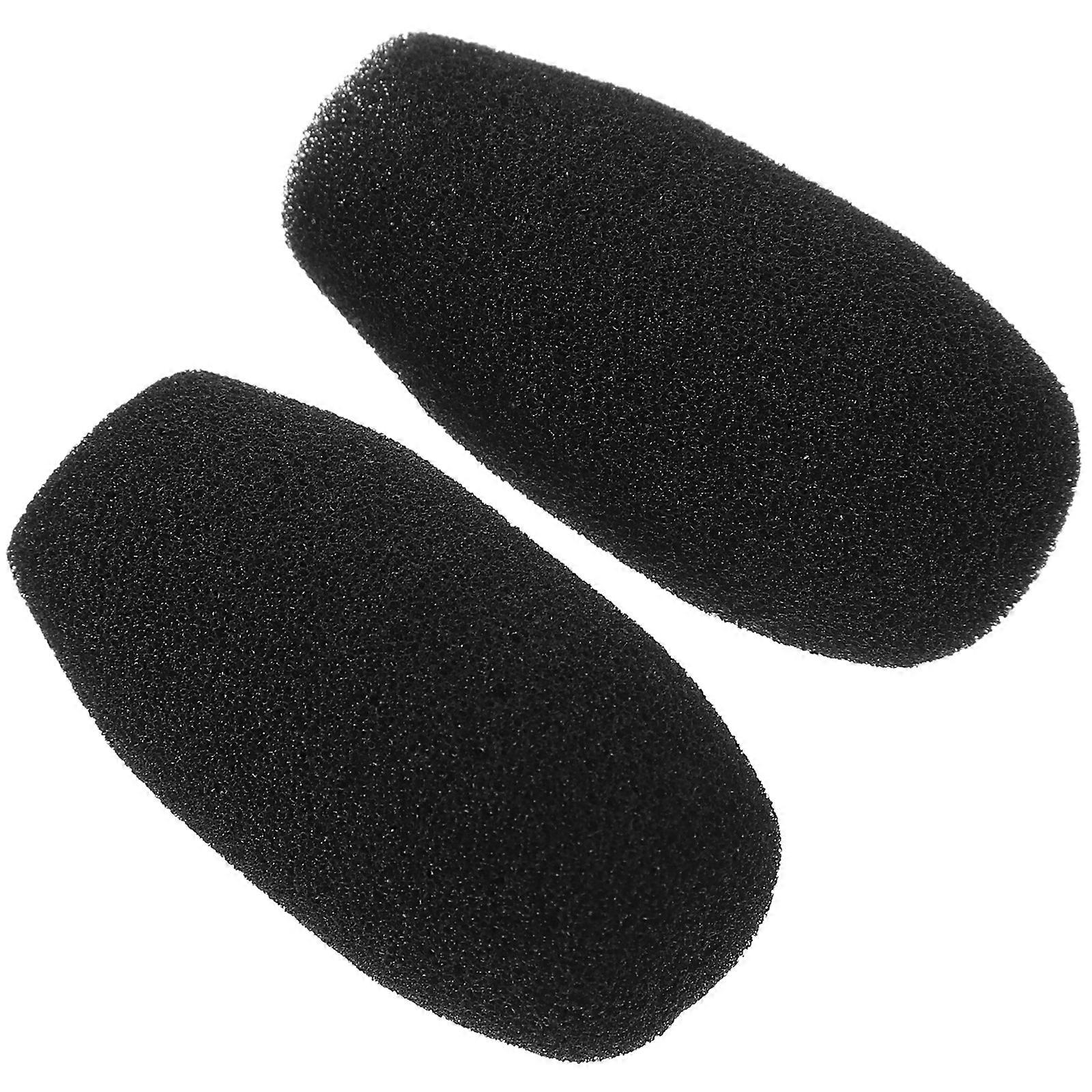 Microphone Windscreen Sponge Covers for Noise Reduction Universal Fit for Lavalier and Headset Mics 2pcs Set for Recording and