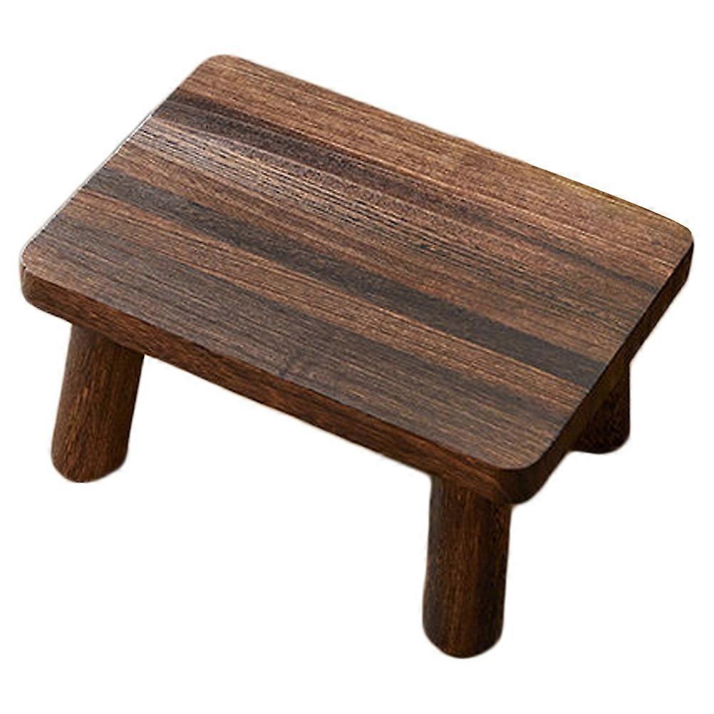 Wooden Step Stool Rectangle Wooden Stool Small Wooden Stool Foot Stool for Kitchen