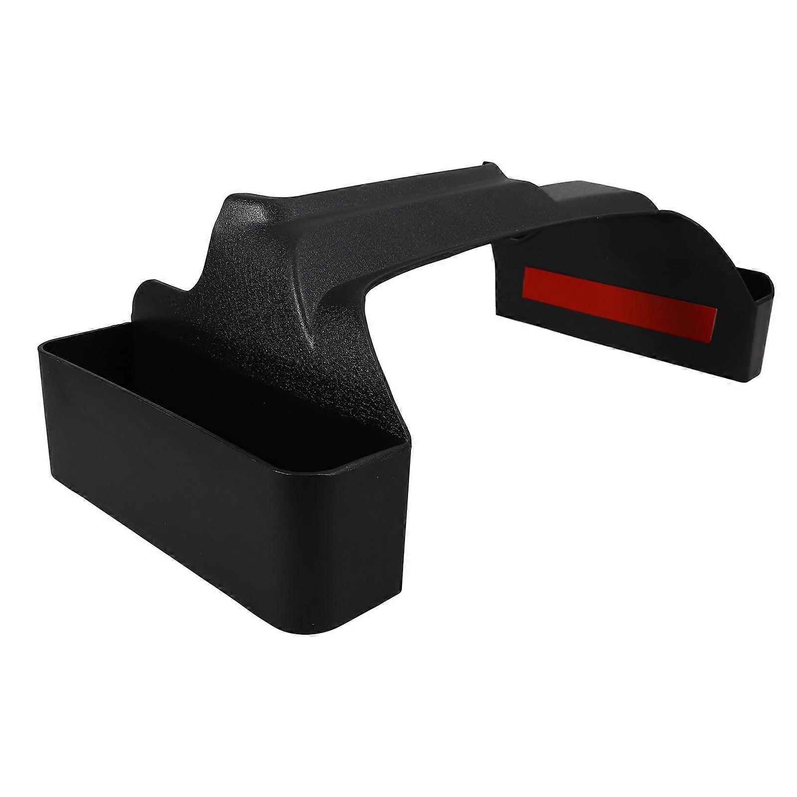 Durable PP Car Storage Organizer for Gear Shift Center Console Black Fits Most Cars 7.8x4.9x3.1 Inches