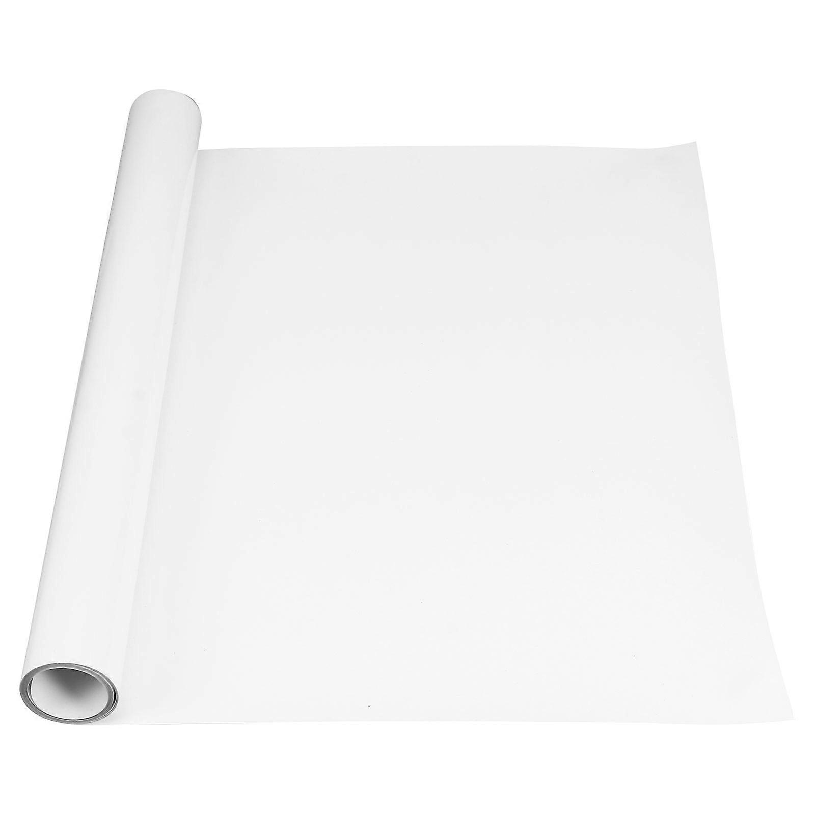 White PVC Heat Transfer Film for DIY Use Washable and Durable Craft Material 0.2mm Thick