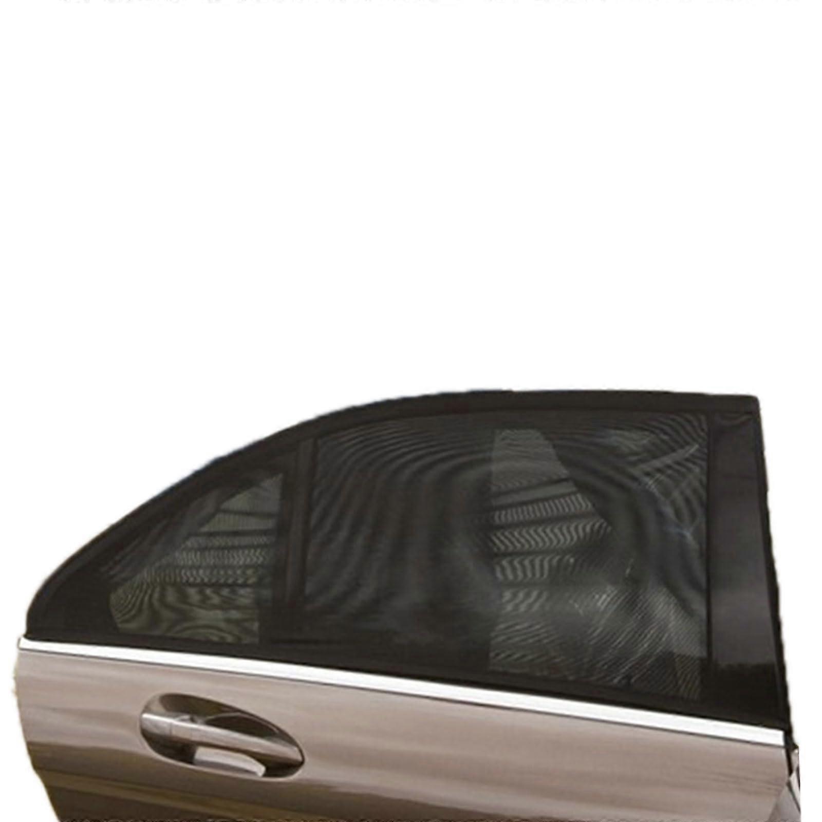 Auto-Styling-Zubehör Sonnenschutz Seitenfenster Vorhänge Heckscheibenschutz UV-Schutz für PKW Modelle Universal Größe Schwarz