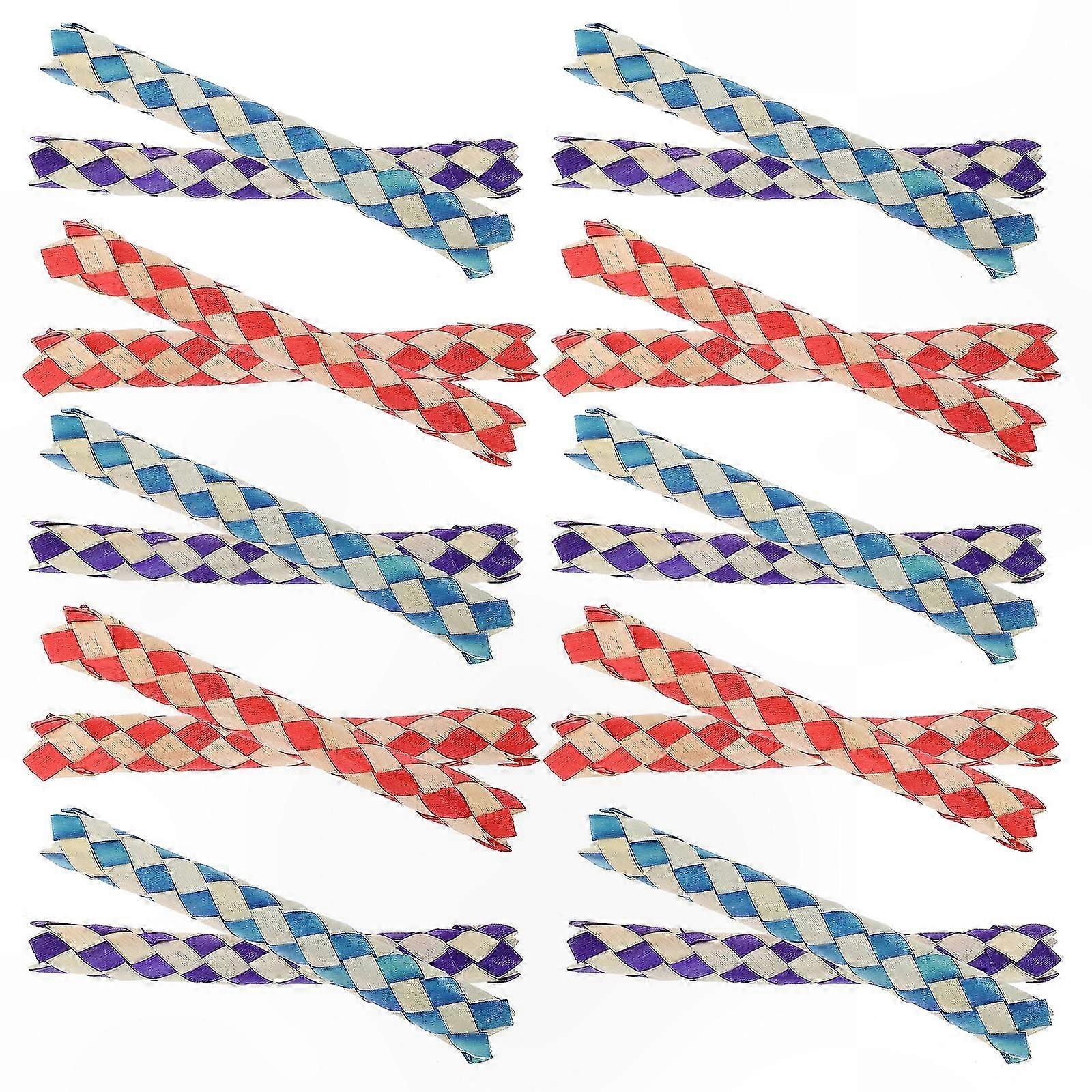 24-Pack Bird Toy Fillers for Parrot Shredding Pinata Goodie Bag Stuffers
