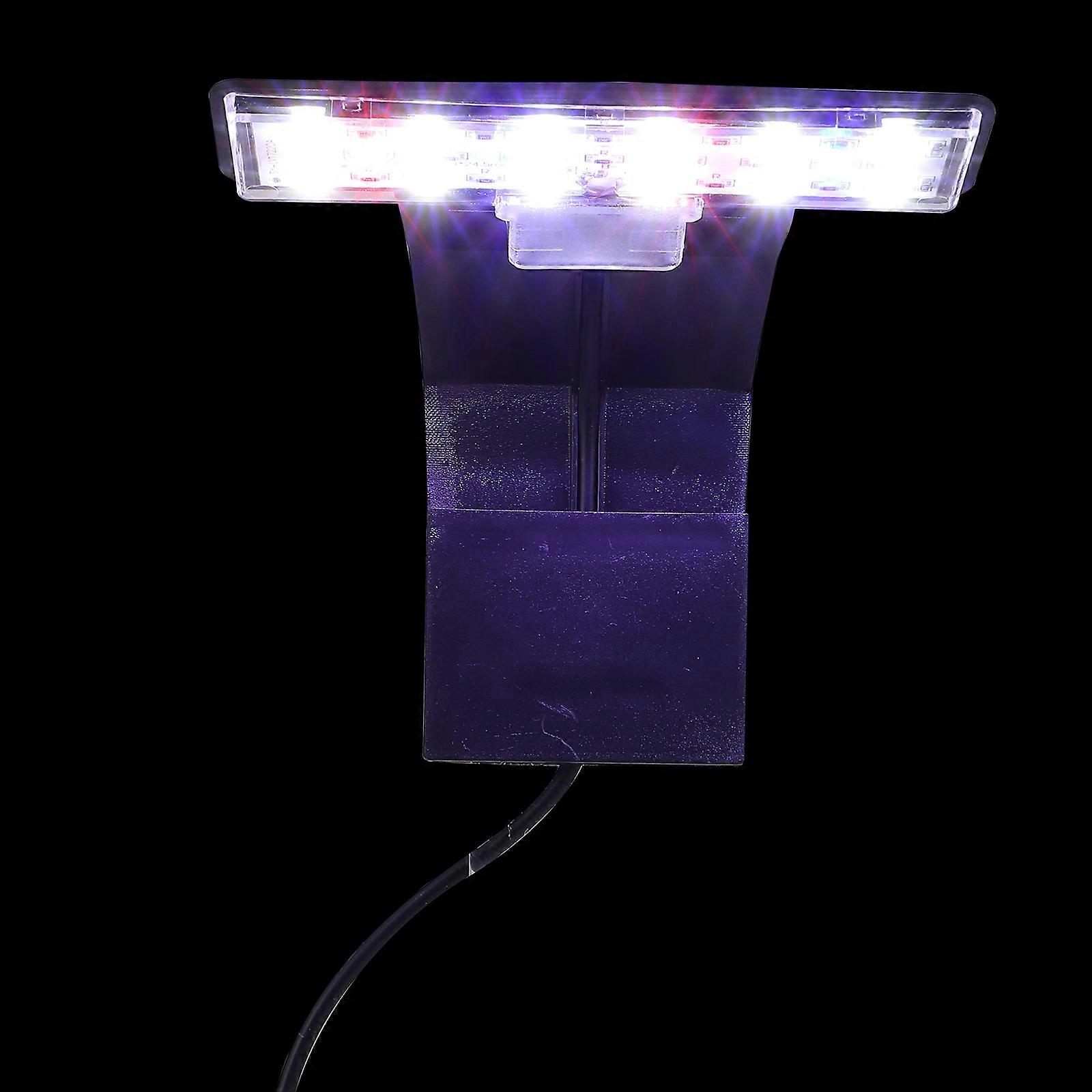 Aquarium Led Clip Light For Fish Tank Maintenance With Practical Design 12x10cm 1Pack