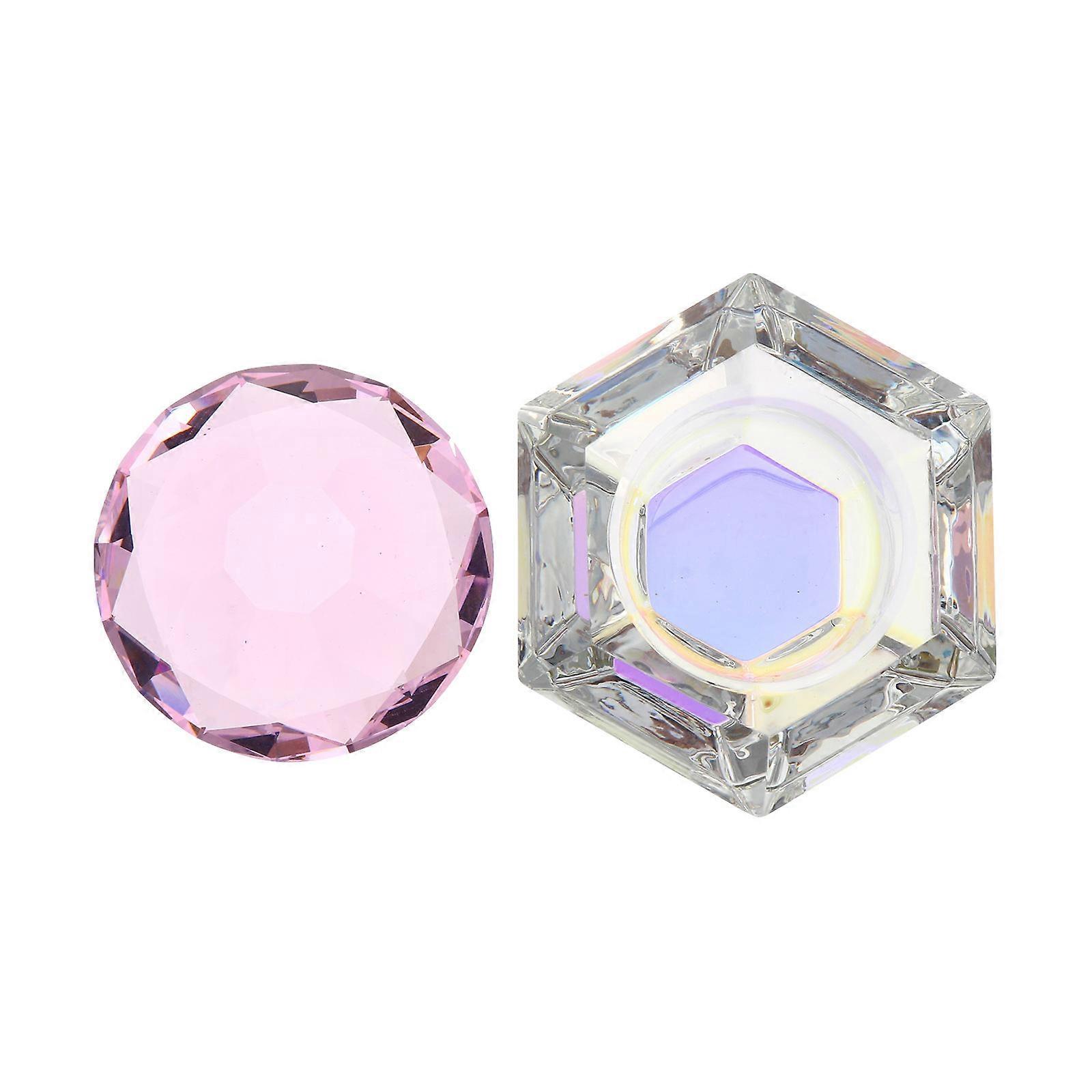 Nail Powder Mixing Cup 1Pack For Personal Home Use Pink Simple Design Nail Art Application