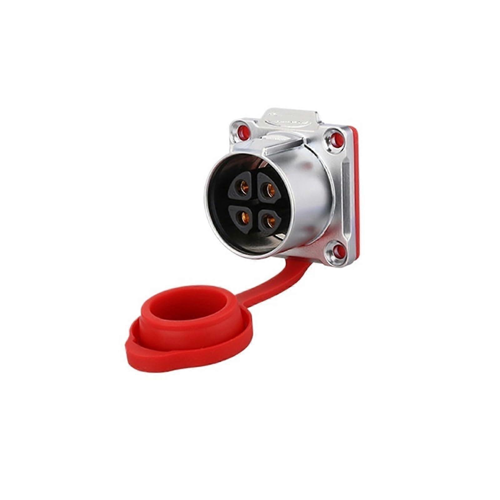 Aviation Flange Socket LP24, Waterproof Multi-Core Connector, 12/19/24 Pin, 3/4 Core - Compatible With LP24 Series