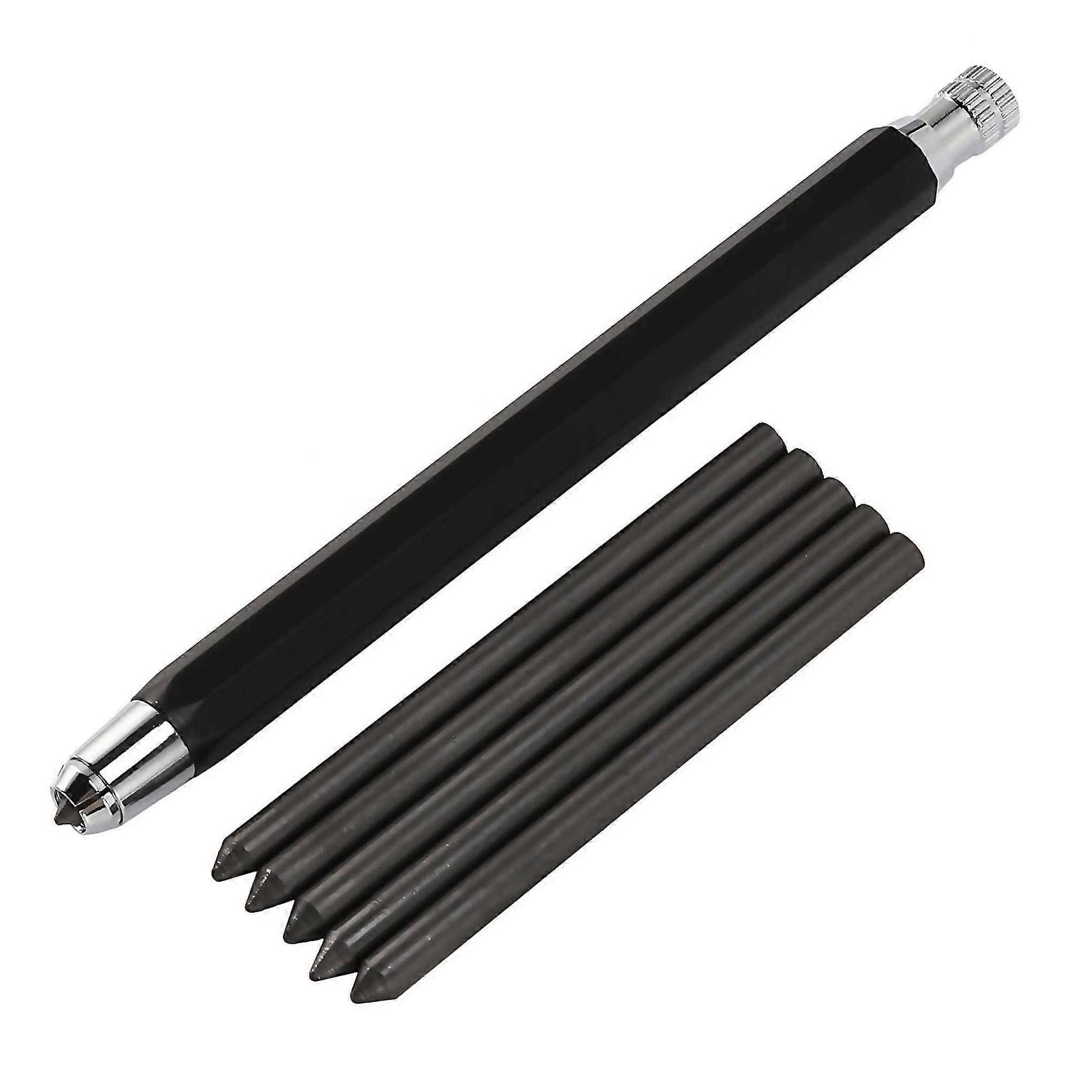 For 1 Set 56mm Metal Lead Holder Automatic Mechanical Graphite Pencil