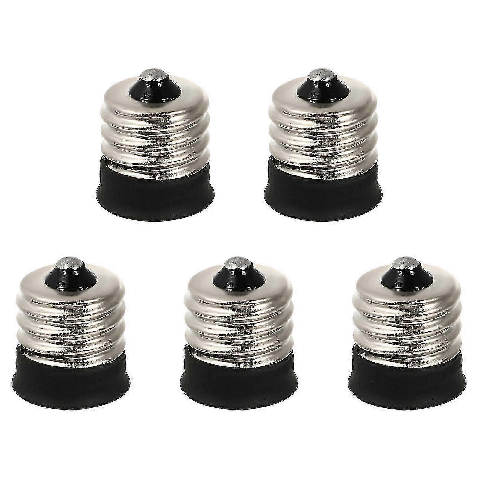 5 Pcs Menorah Bulb Adapter E17 E14 Light Adapter E14 Bulb E14 Socket E17 E14 Base Adapter