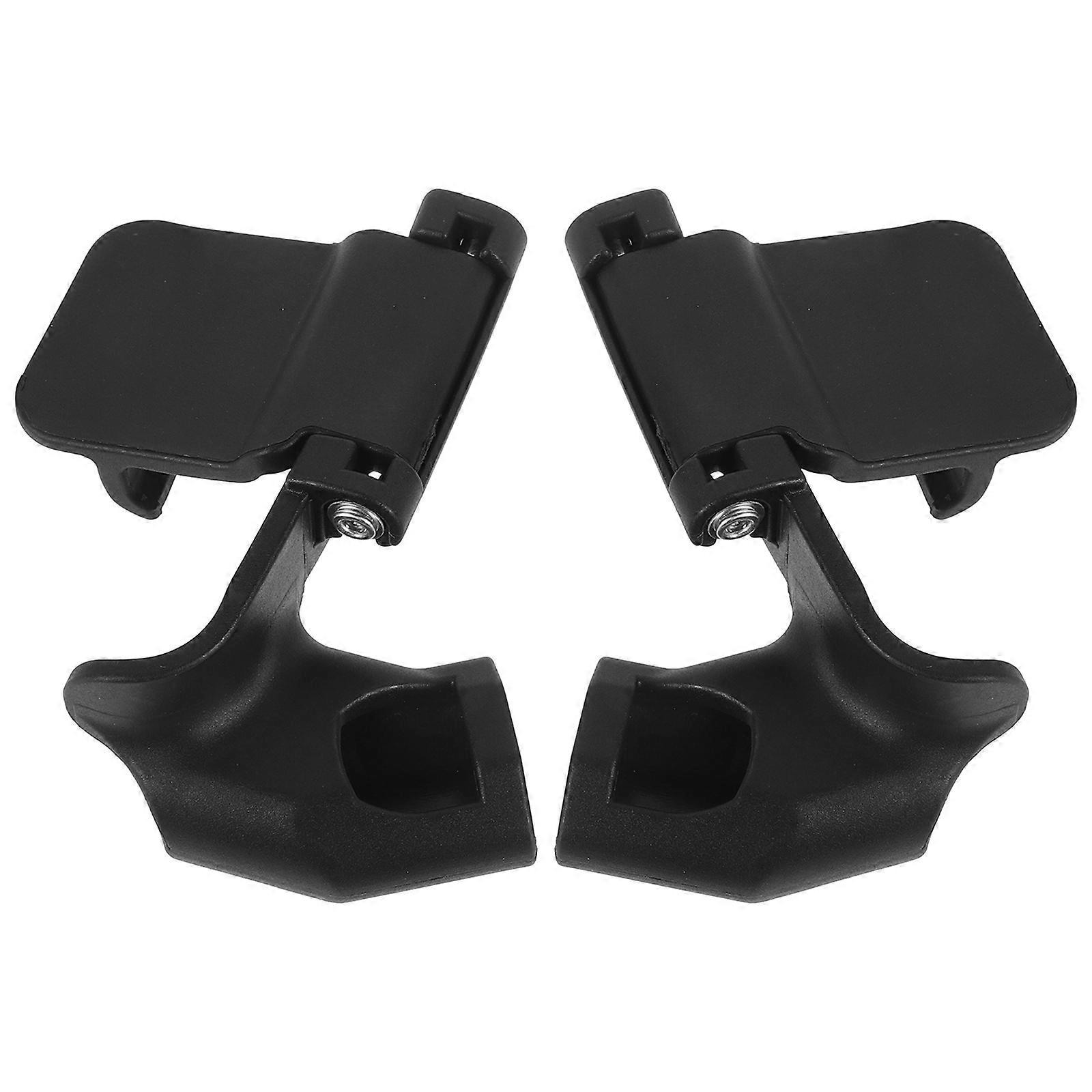2pcs Durable Stroller Armrest Buckles Fixing Accessories Easy Installation Stylish Design Compatible with Various Pushchair Models