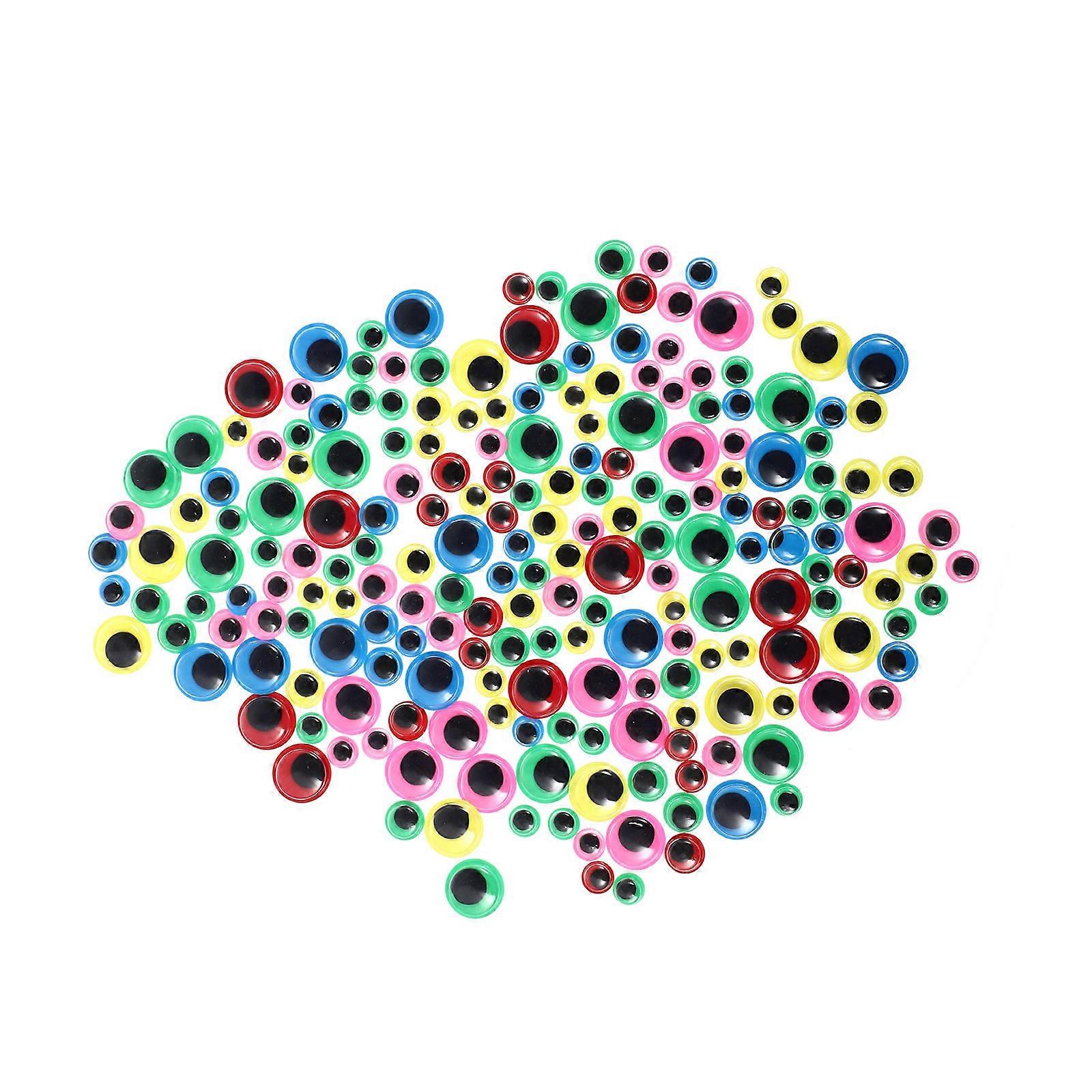 200pcs Self Adhesive Googly Eyeball Stickers DIY Decals Assorted Styles