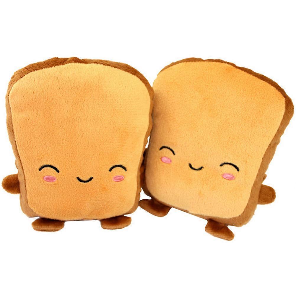 Heated Gloves For Winter Use Featuring Adorable Bread Shape In Light Brown Providing Cold Weather Protection 1 Pair