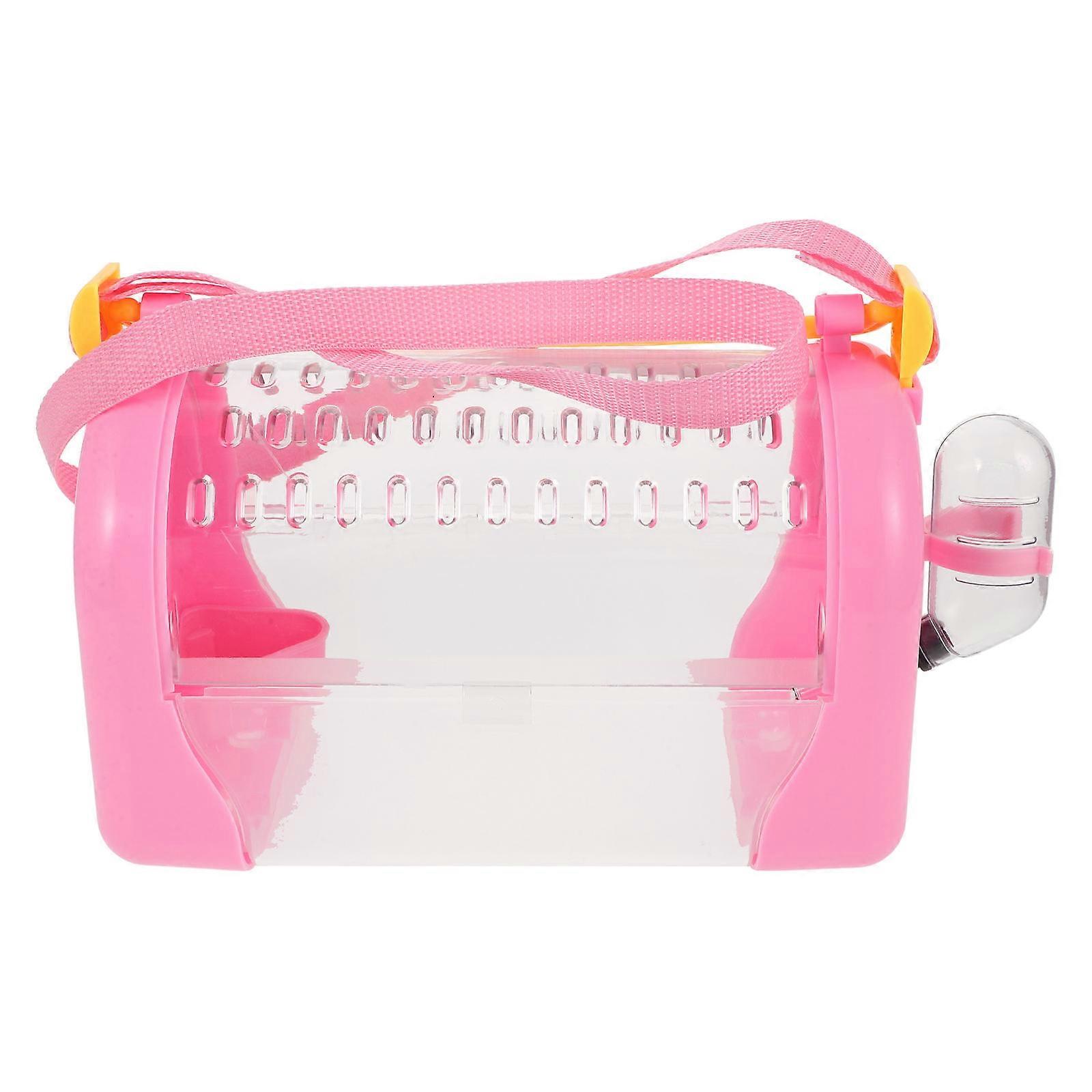Lightweight Portable Pet Carrier Box for Hamsters, Hedgehogs, Sugar Gliders, and Small Rabbits – Compact Travel Cage with Handle for Outdoor and