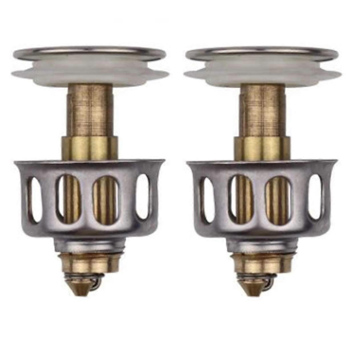2 Pieces Universal Sink Bounce Drain Filter Sink Drain Stopper