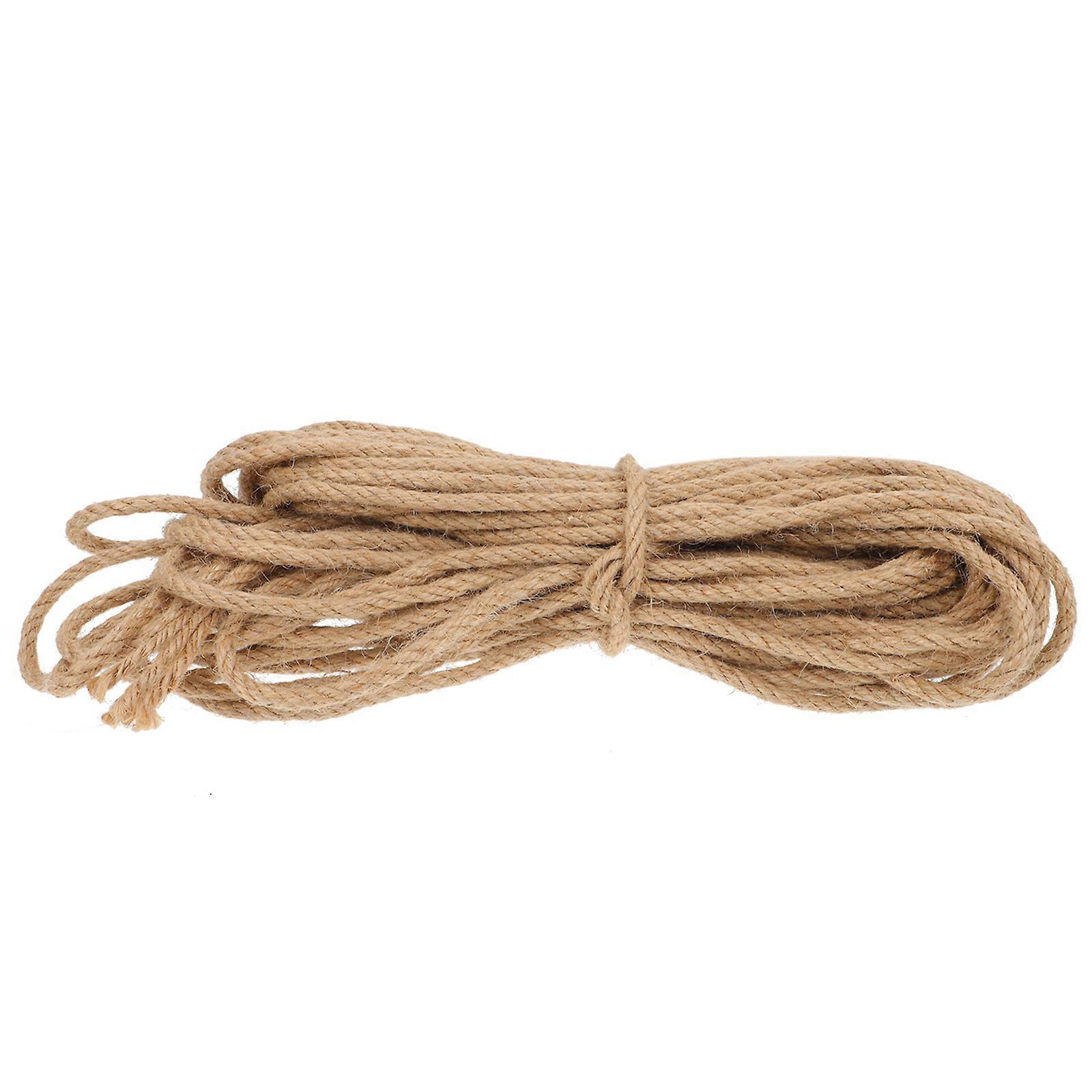 Handworked Jute Ropes 1 Set for Scrapbooks Bouquets and Gift Boxes in Khaki Colored for Decorative Use