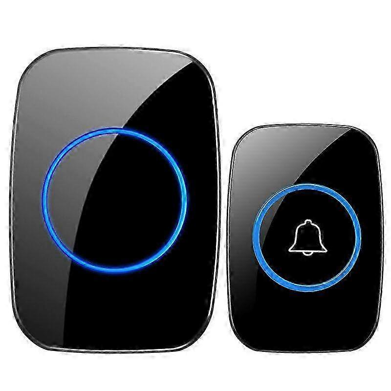 Long Range Waterproof Wireless Doorbell with LED Flash Push Button - Easy Installation & High-Performance Home Alert System