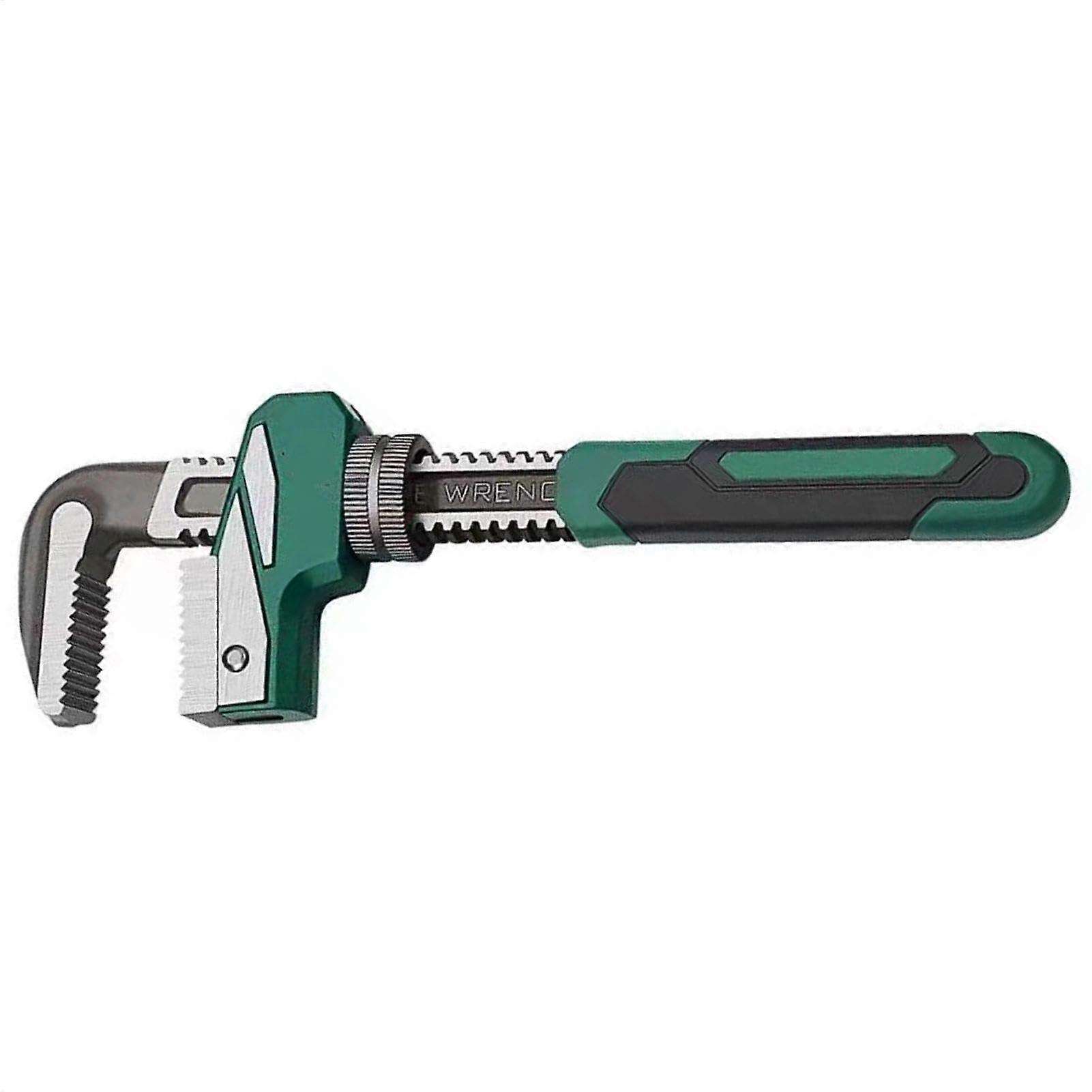 Wide Jaw Wrench Adjustable Pipe Wrench 57.5 cm Size F-Type Tool Precision Adjustment Green