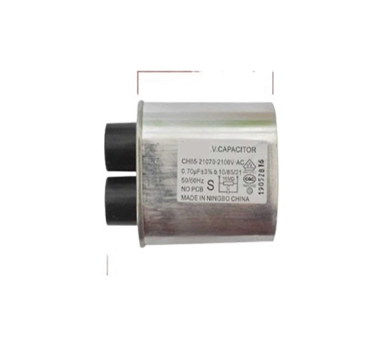 AC 2100V 0.7uF Capacitor for Microwave Oven, ±3% Tolerance, 50/60Hz High Voltage, Model CH85