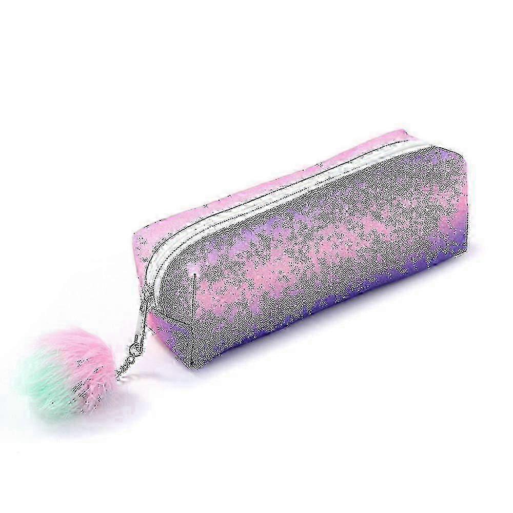 School Supplies Pencil Case With Cute Pompon