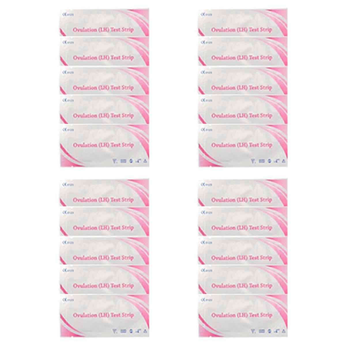 20 Pcs LH Private Ovulation Test Strip Pregnancy Test Paper Urine Test Strip Predictor Fertility Ovulation Test Strip