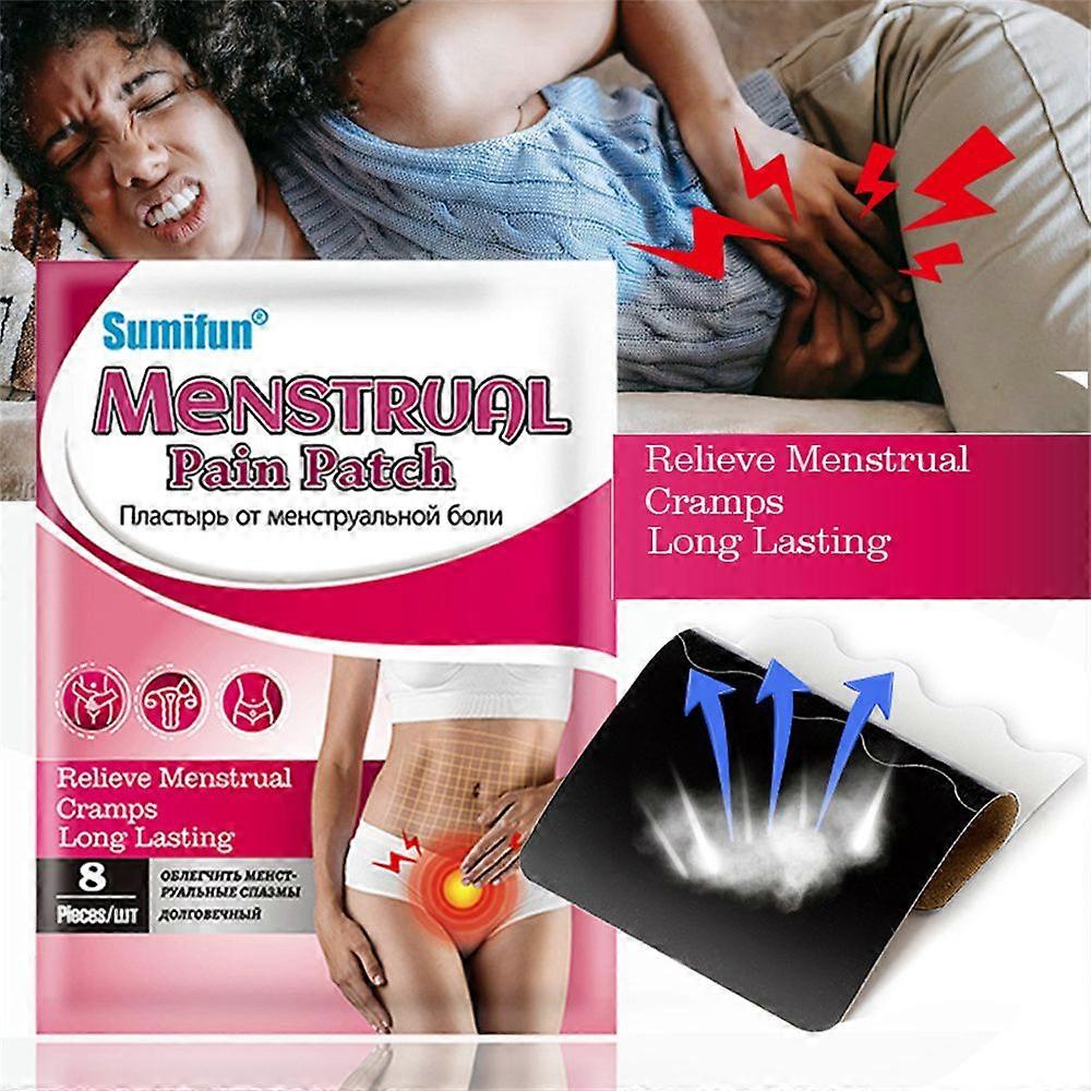 Relieve Menstrual Cramp Abdominal Heating Herbal Patch Warm Palace Patch Heating Uterus Skin External Patch