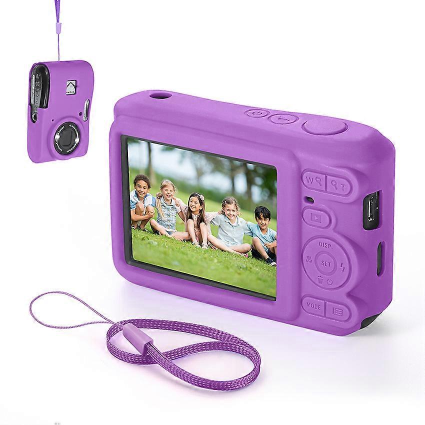 Camera Silicone Case for KODAK PIXPRO FZ45 Digital Camera (Purple - Case only )
