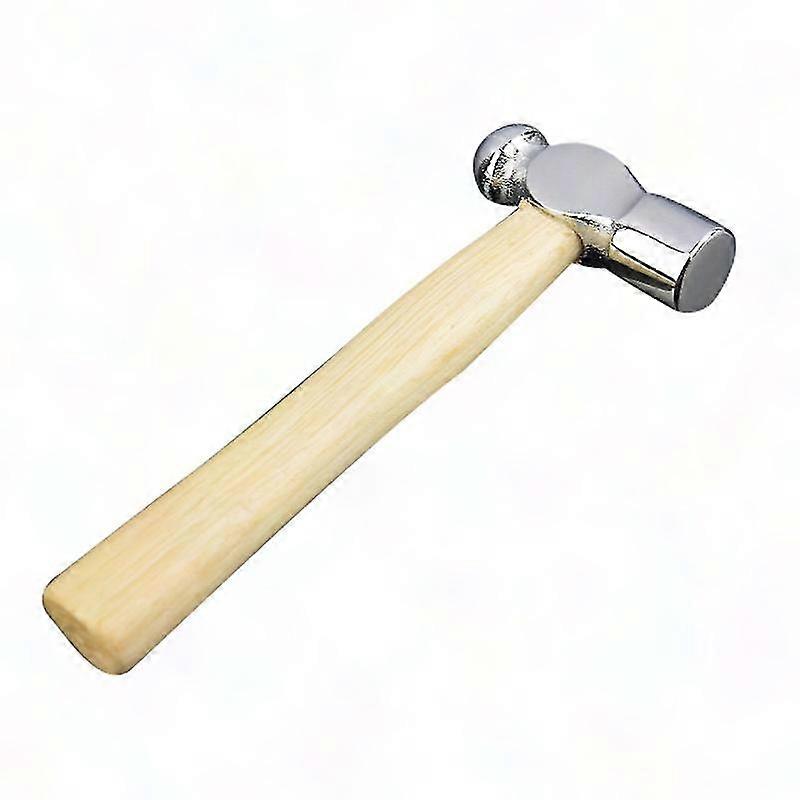 Mini Round Head Hammer with Wooden Handle for Home Installation Small Cross-Border Chrome Hammer Foreign Trade