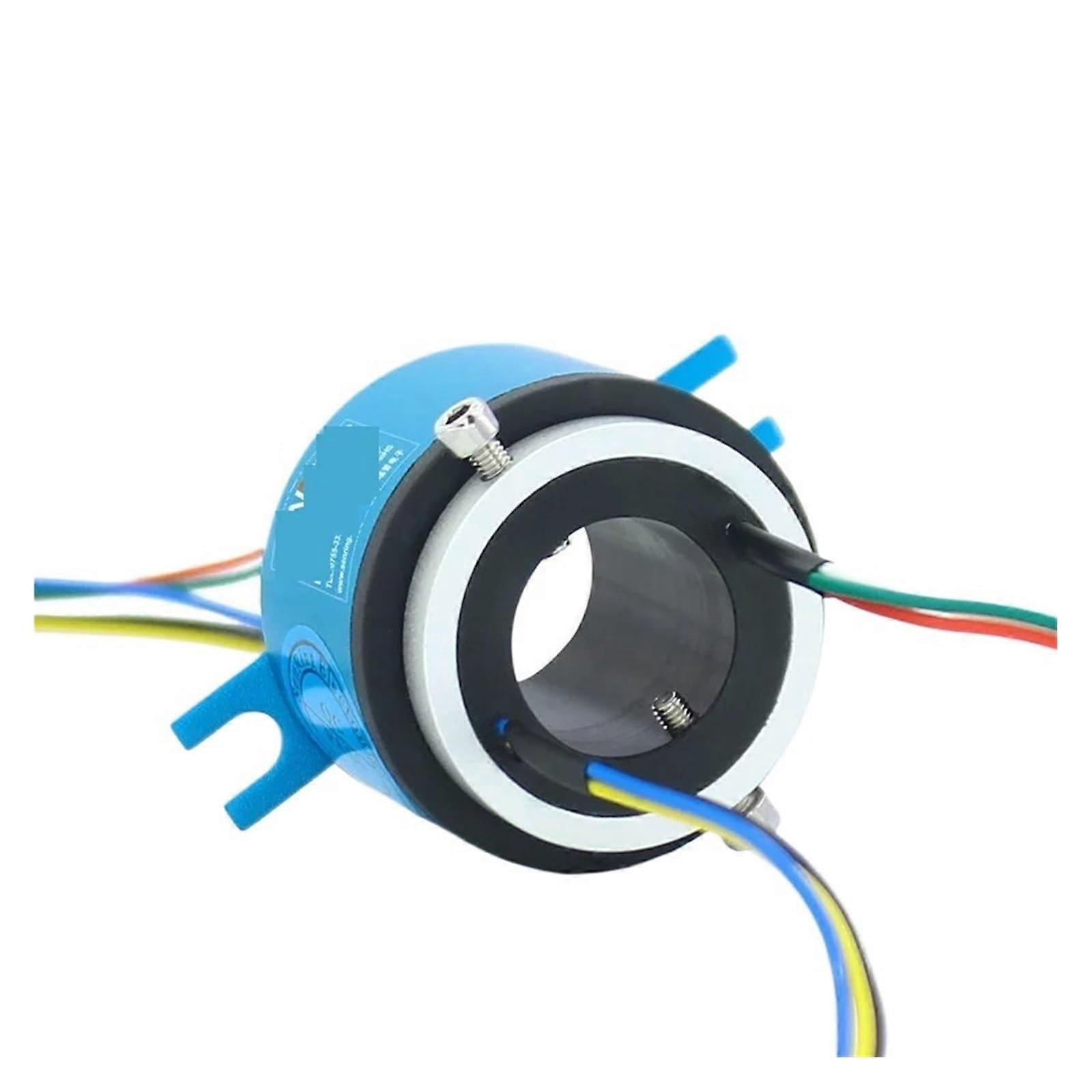 Smaller Bore Slip rings hole size 20mm with OD42mm 6/12wires 5A Current Transfer for Rotating Lighted Through Hole Slip Rings(20X42mm 6CH 5A)