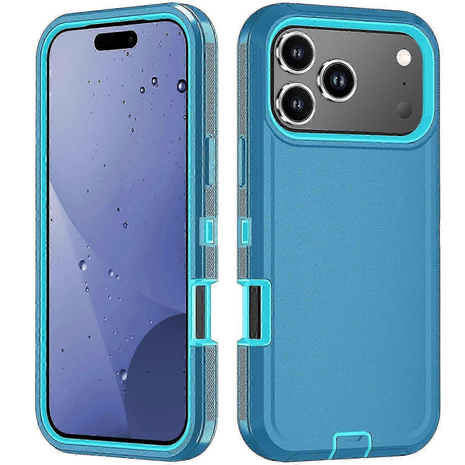 For iPhone 17 Pro Max Case Detachable PC+TPU Drop-Proof Back Cover