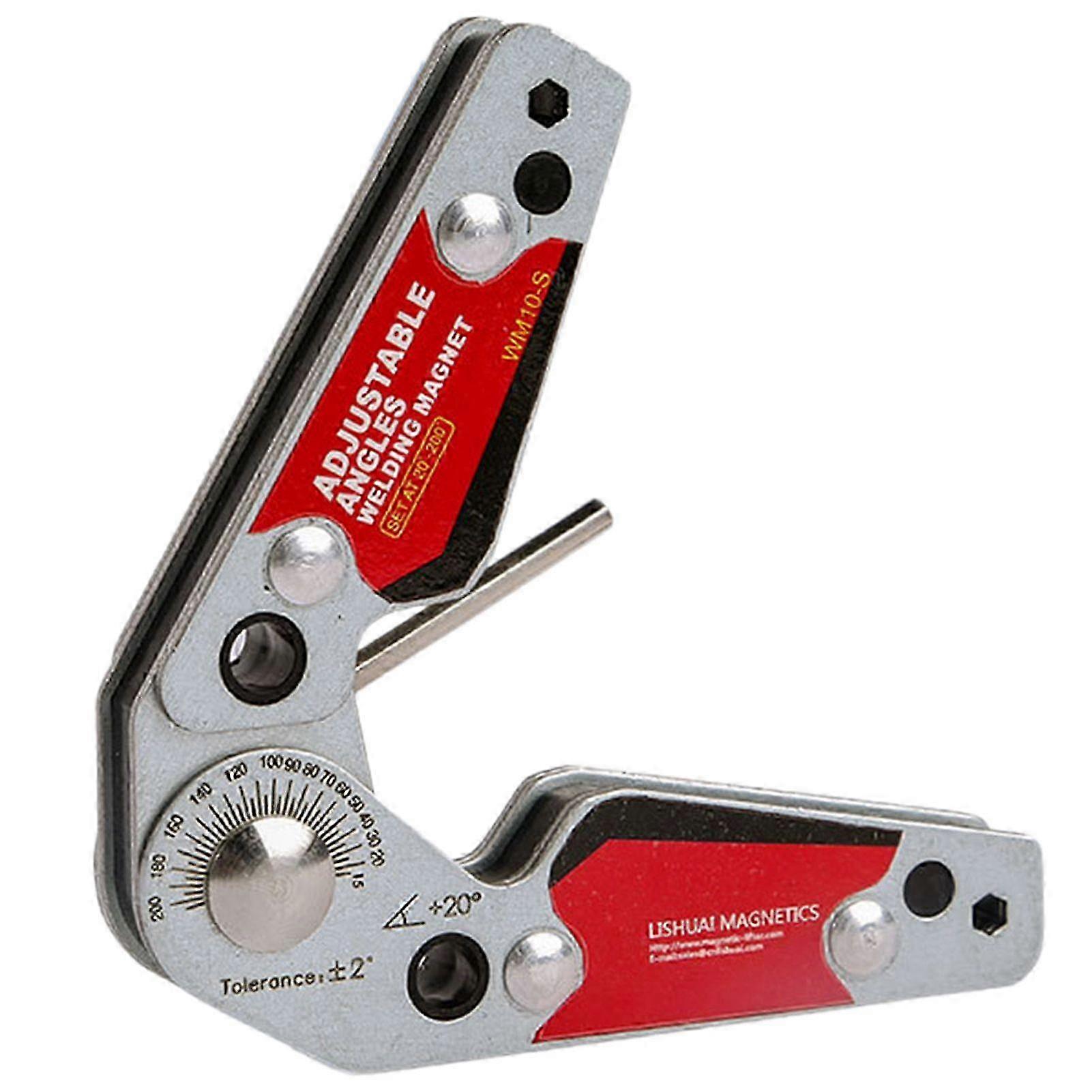 Adjustables Magnetic Welding Holder with Angle Scale Precise Alignment Secure Hold for Workshop Garage Fabrication Shop Edition 0822