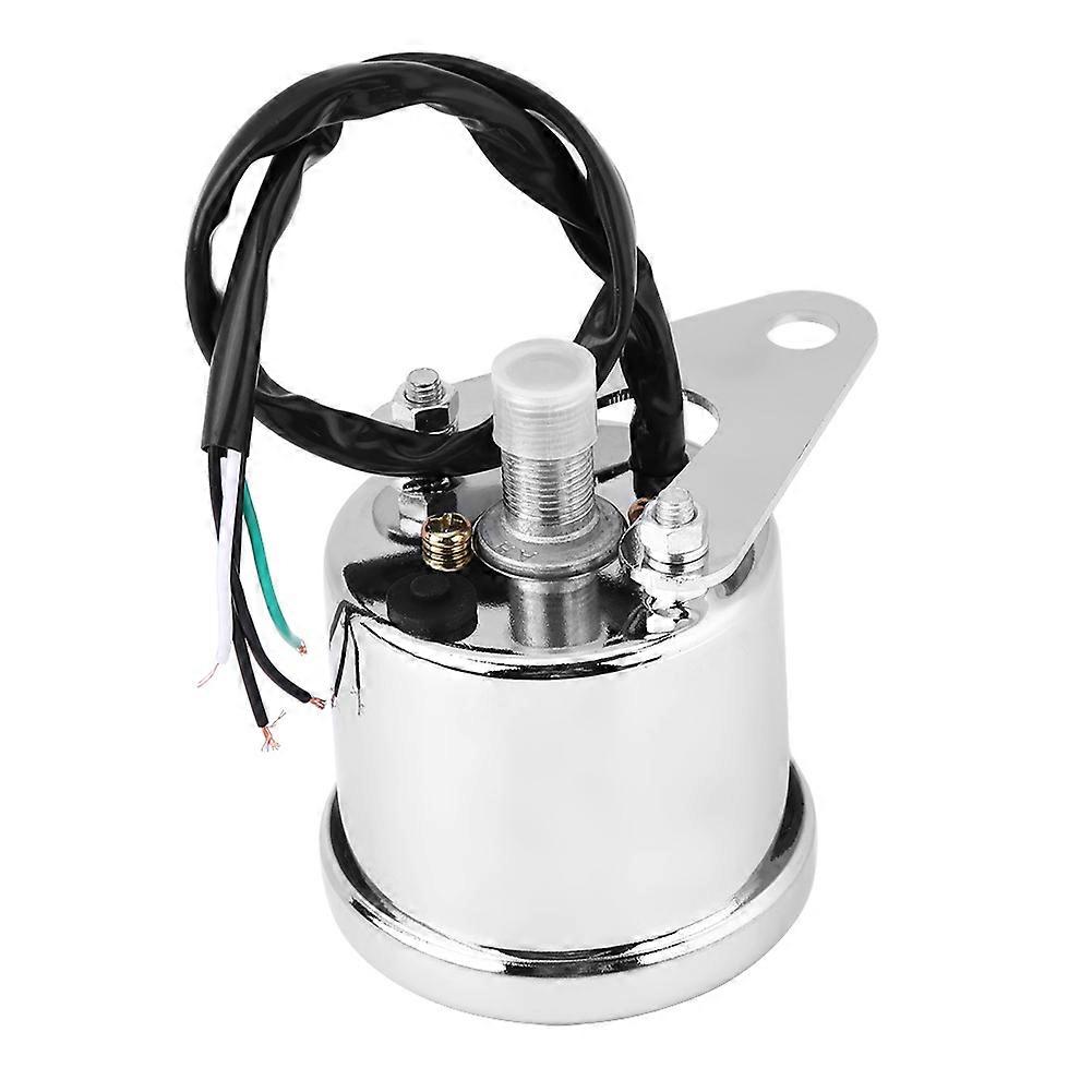 Universal Motorcycle Digital LED LCD Speedometer Tachometer Speed Gauge Retro Chrome