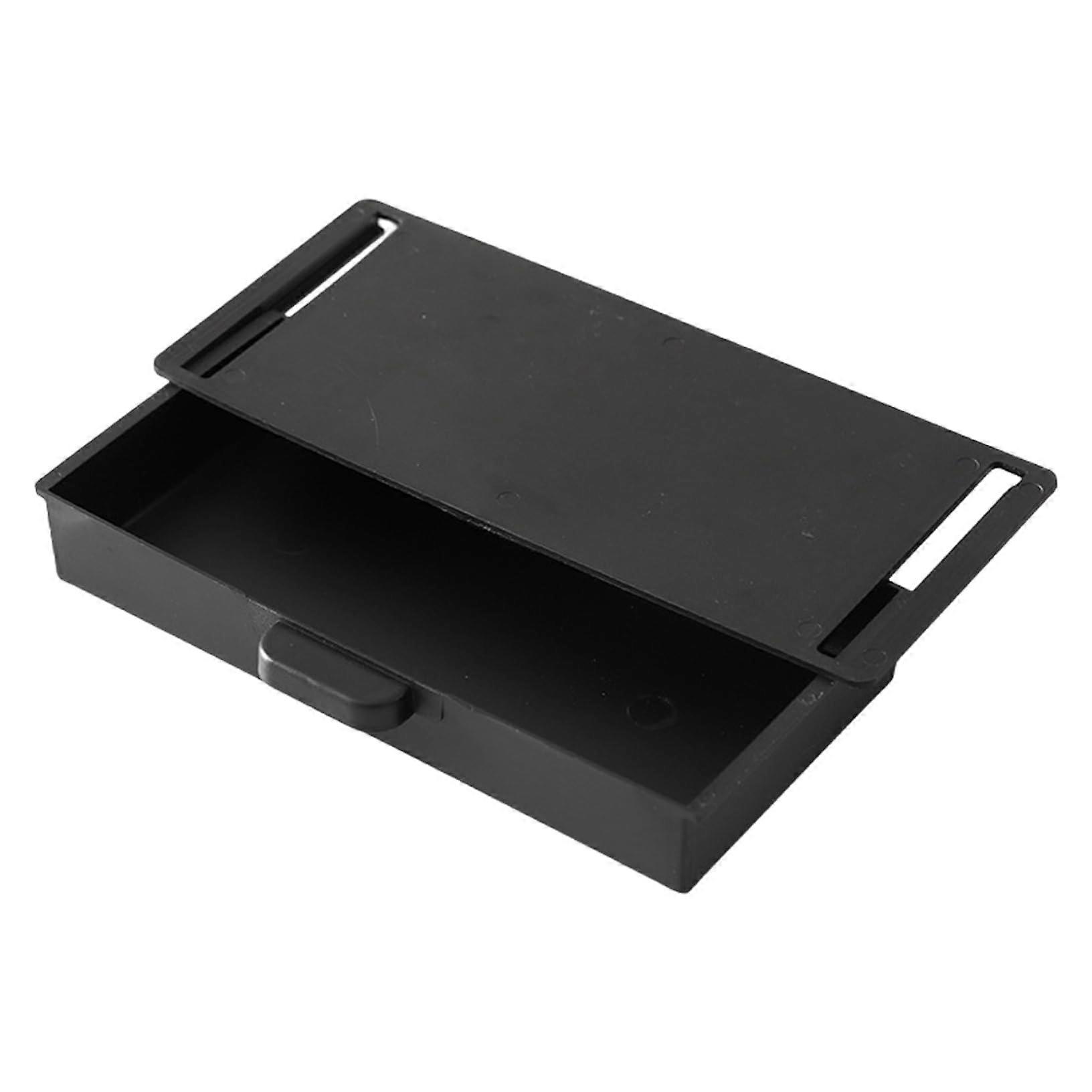 Under Desk Drawer Slide Out Under Desk Drawers, 9.3x4.1x1.4 Inch Plastic Table Drawer, SelfAdhesive Hidden Storage, Tray