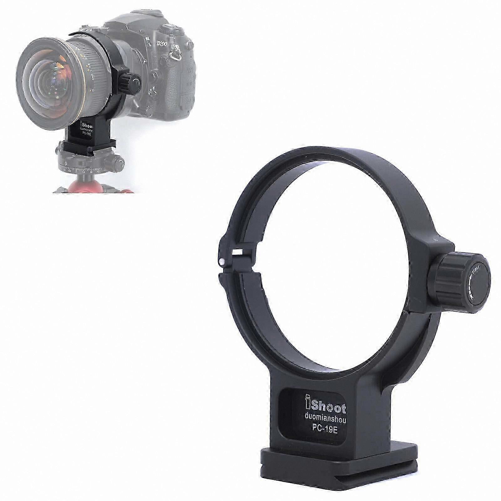 Tilt-Shift Lens Collar Bracket for 19mm f/4E ED Wide-Angle Camera Lenses - Tripod Mount Adapter Ring Holder