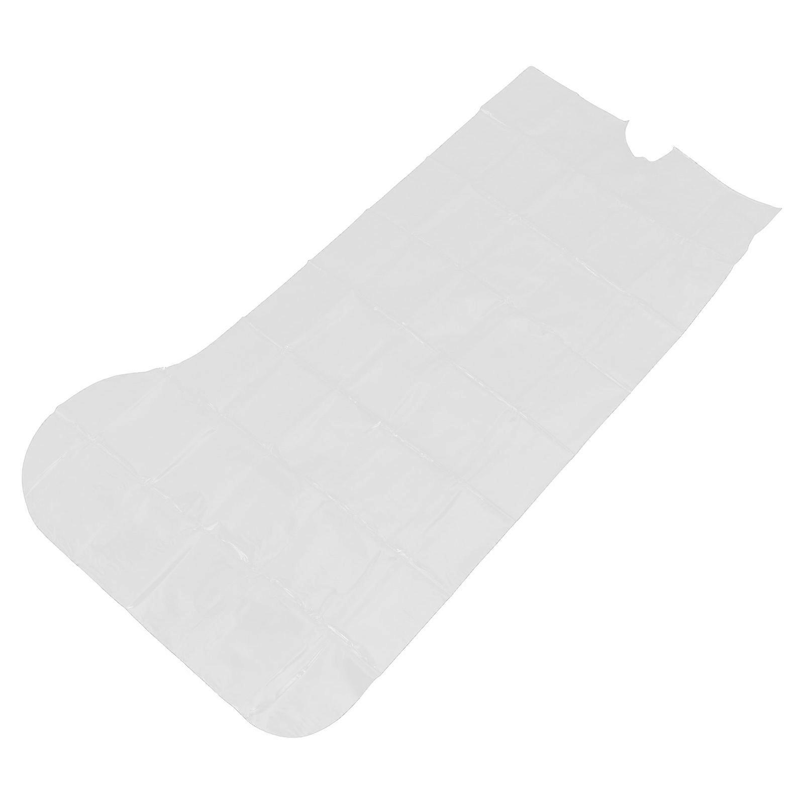 Waterproof Shower Foot Protector with Comfortable TPU Material Reusable White Boot Cover for