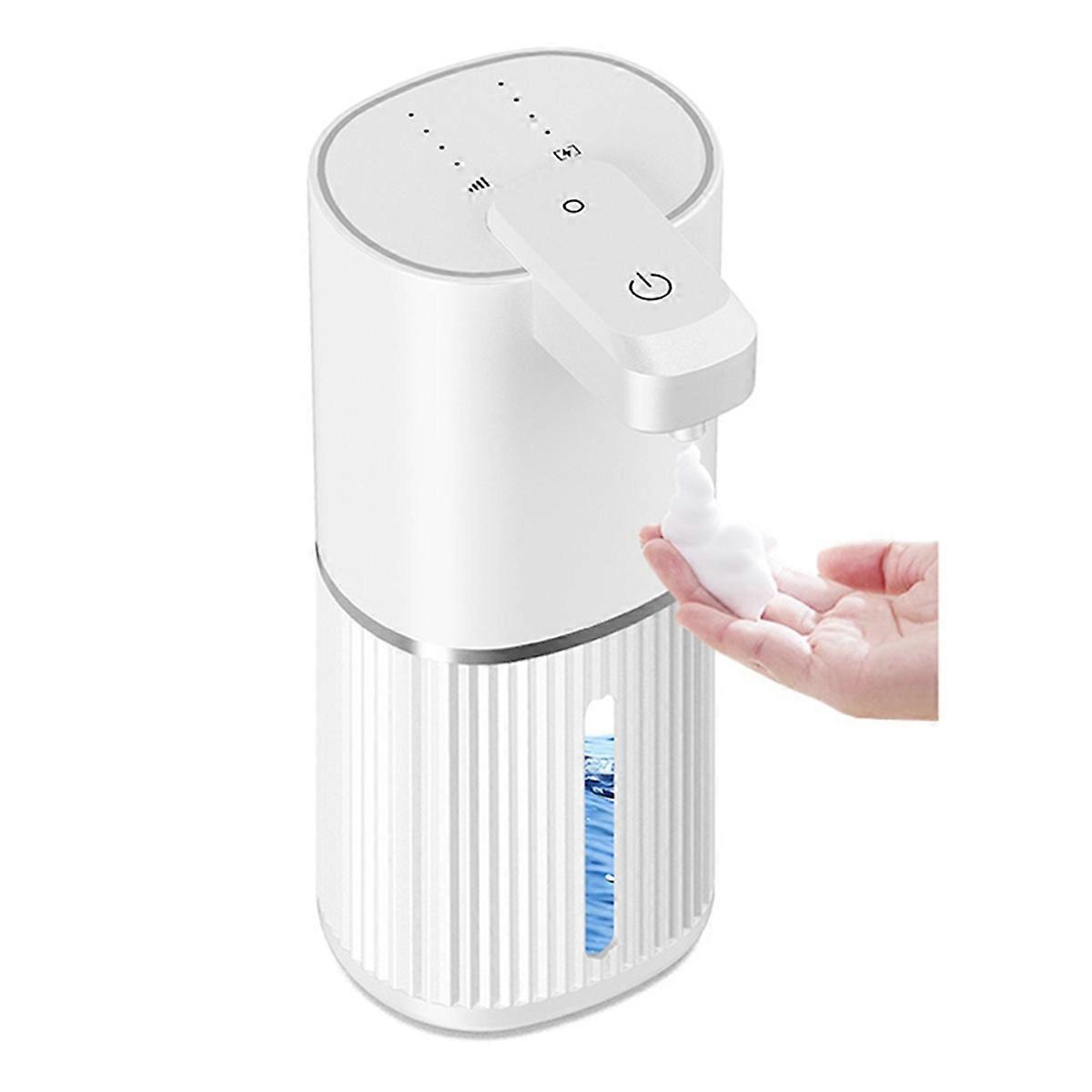 380ML Automatic Touchless Soap Dispenser, USB Rechargeable, Infrared Sensor, Hands-Free,for Kitchen