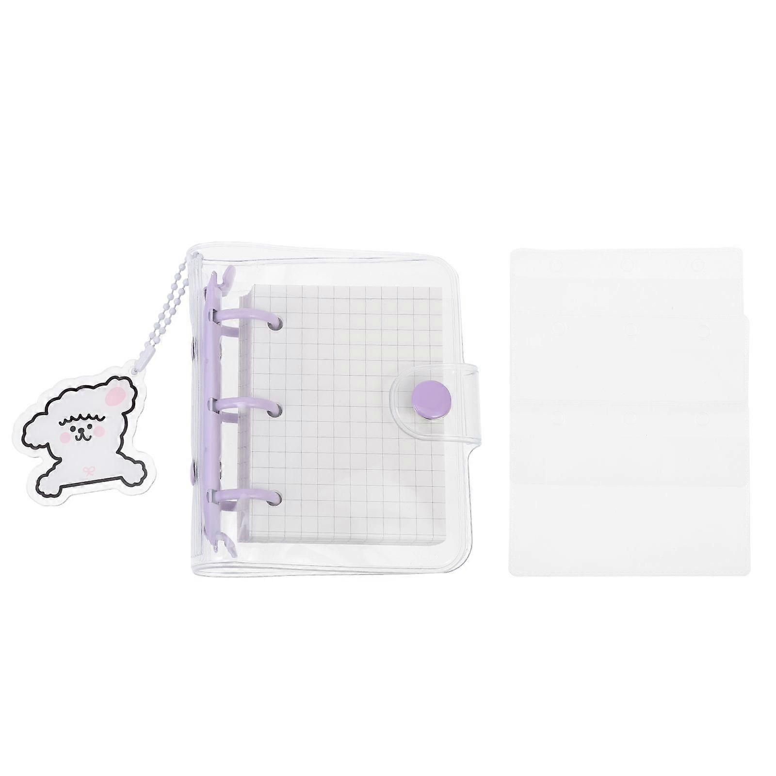 1 Set Mini Loose Leaf Notebook Decorative DIY Scrapbook Lovely Loose Leaf Paper Notepad