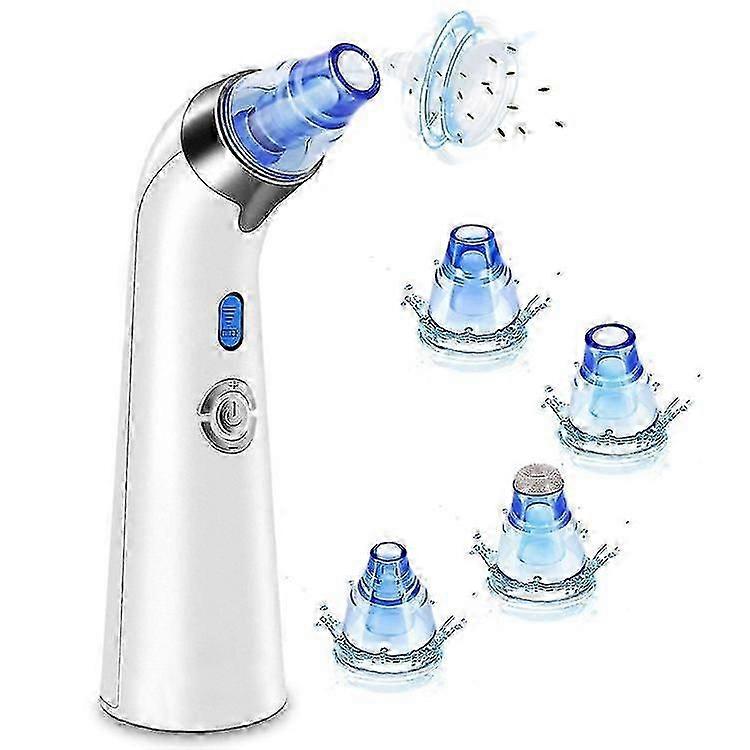 Blackhead Pore Cleaner - With 4 Interchangeable Cleaning Heads