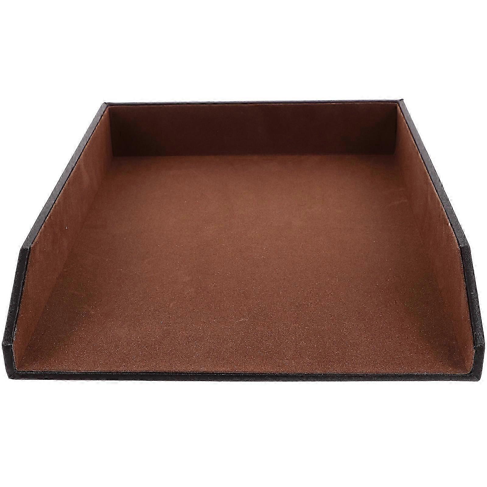 File Organizer Tray For Office Document Storage Modern Design Home School Use 13.36x10.81in 1Pcs