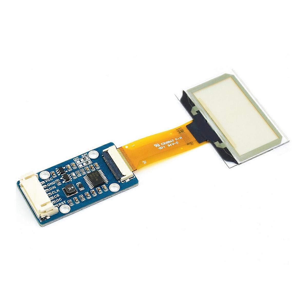 1.51In Transparent OLED Blue Display Module 128x64 SPI/I2C Interface