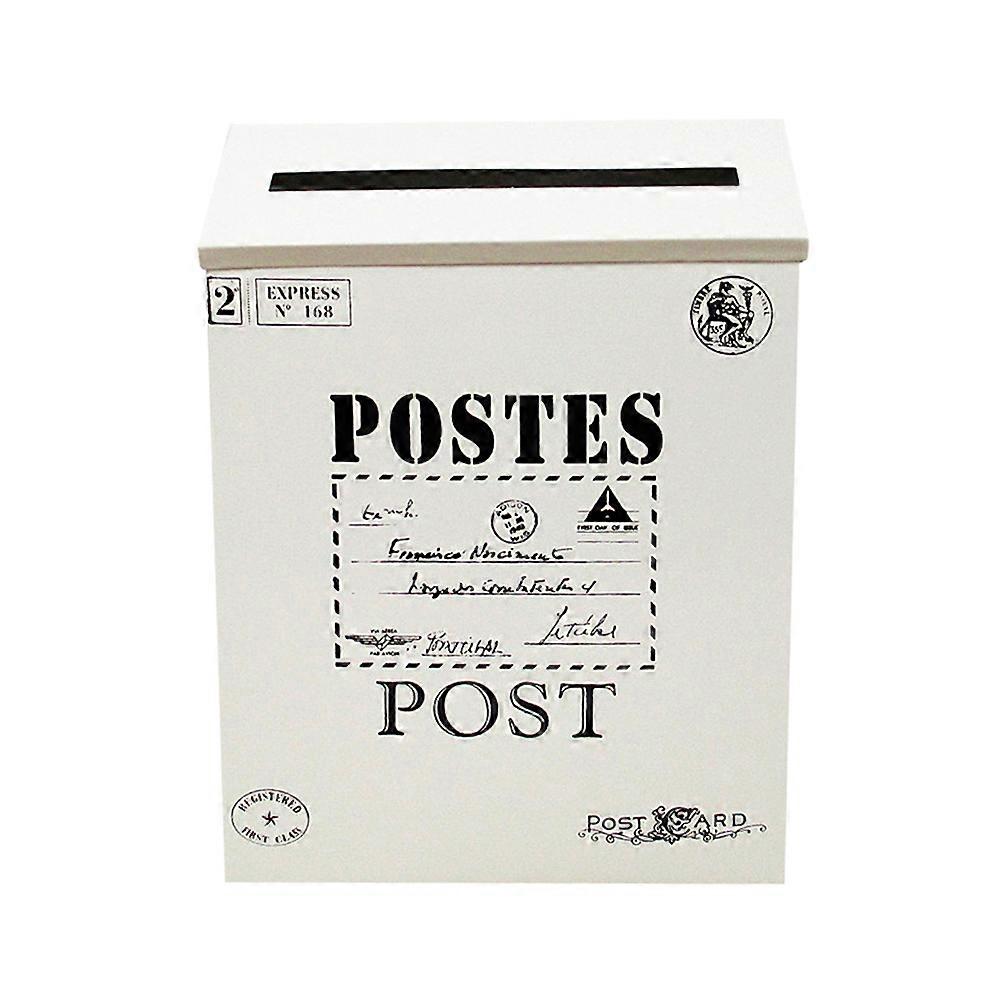 Decorative Post Box for Decoration Use Iron Wall Mailbox